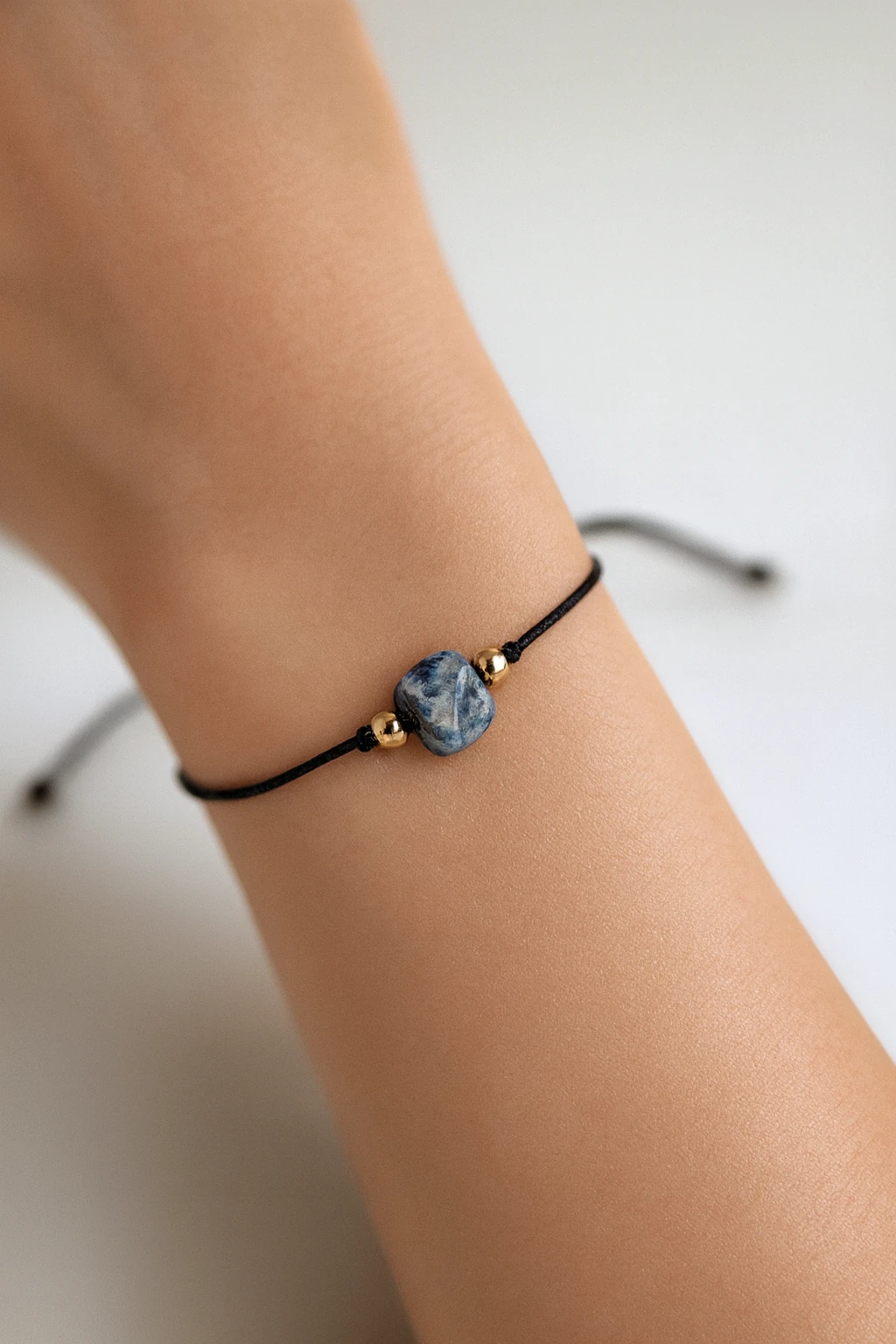 Akrep Burcu Doğal Taş Bileklik – Obsidyen, Lapis Lazuli, Akuamarin, Ametist Enerji Kombinasyonu