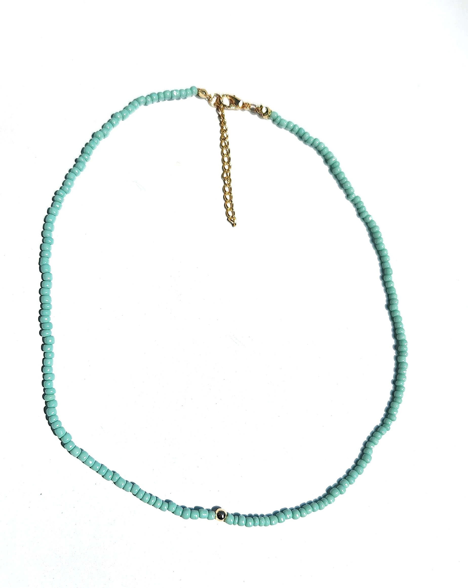 Aqua Calm – Minimalist Turkuaz Tasarım Kolye