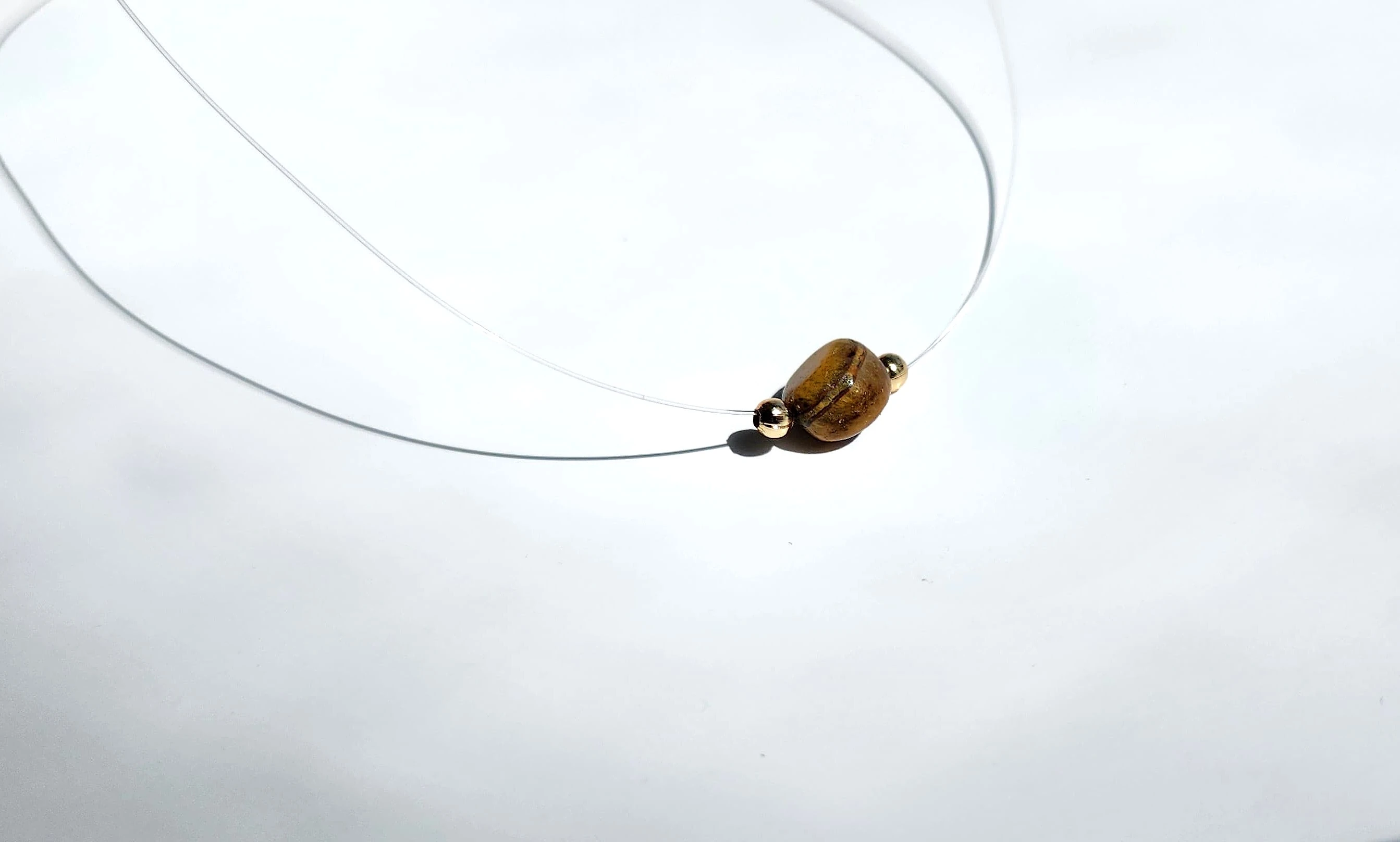 Hayalet Kaplan Gözü Kolye