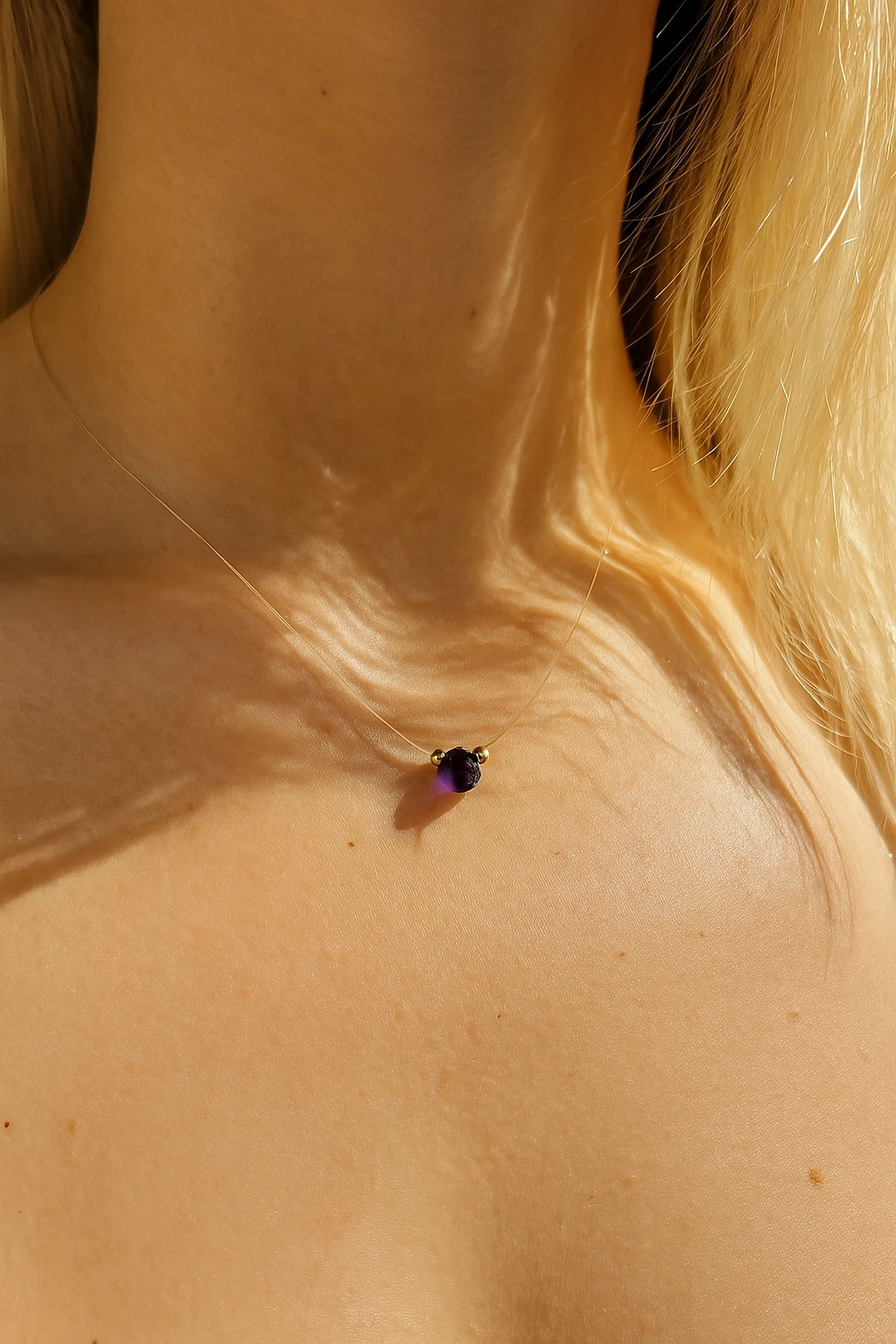 Hayalet Florit Taşı Kolye