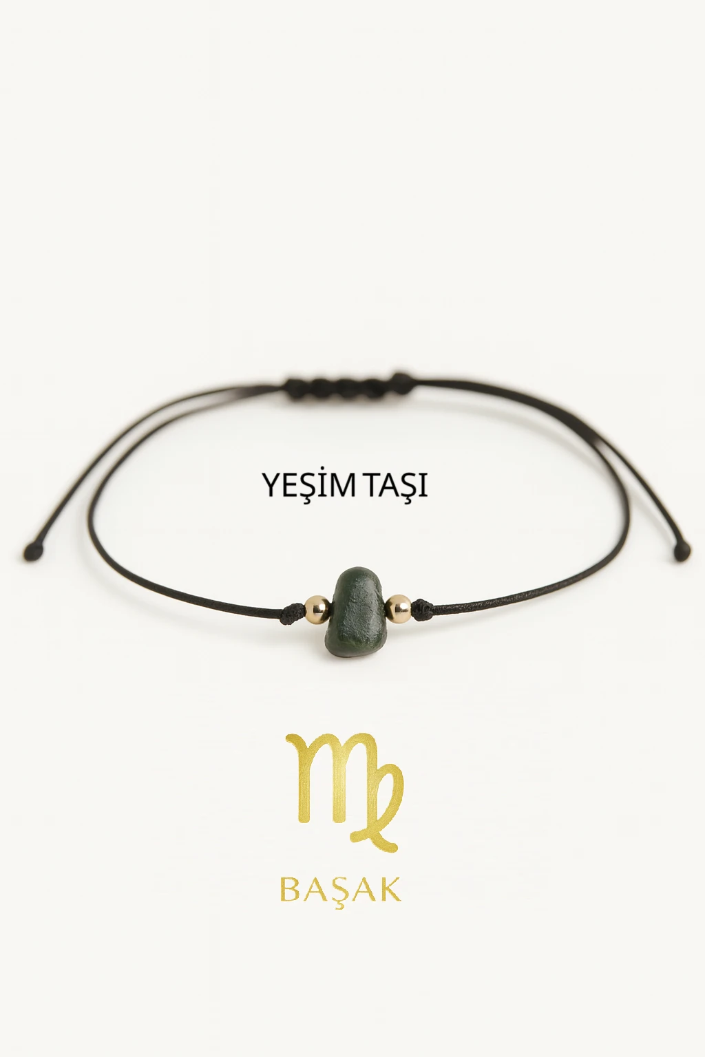 Başak Burcu Doğal Taş Bileklik – Sitrin, Ametist, Yeşim Taşı, Aytaşı Enerji Kombinasyonu