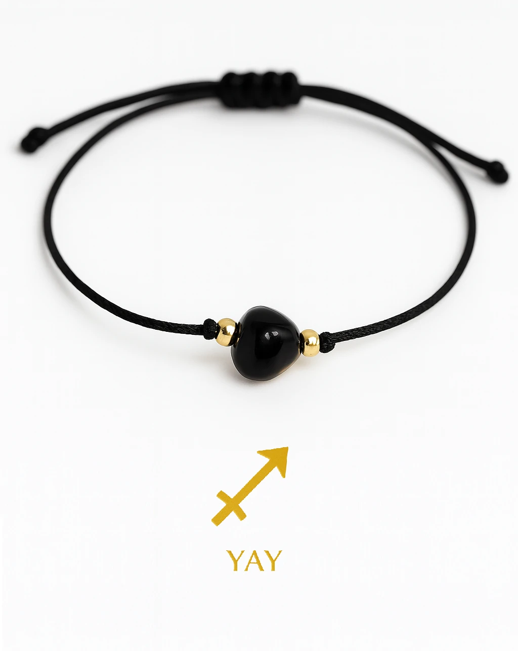 Yay Burcu Doğal Taş Bileklik – Obsidyen, Lapis Lazuli, Ametist Enerji Kombinasyonu