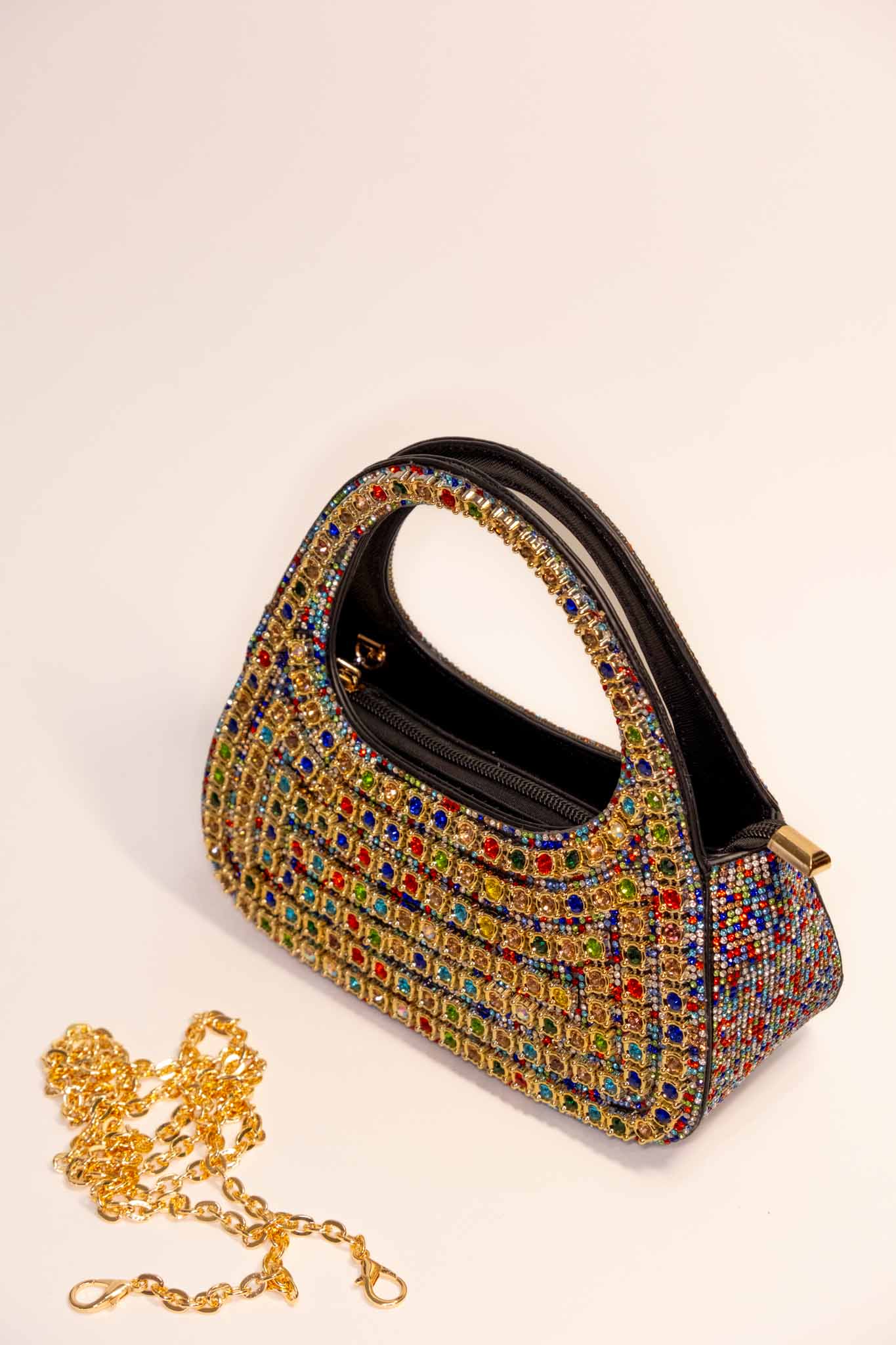 Taşlı Clutch Çanta