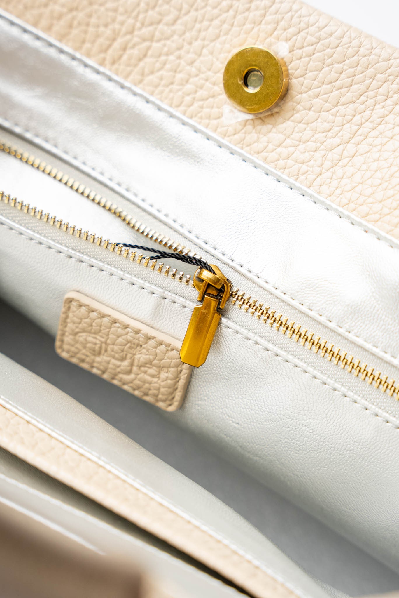 Bej Shopper Çanta