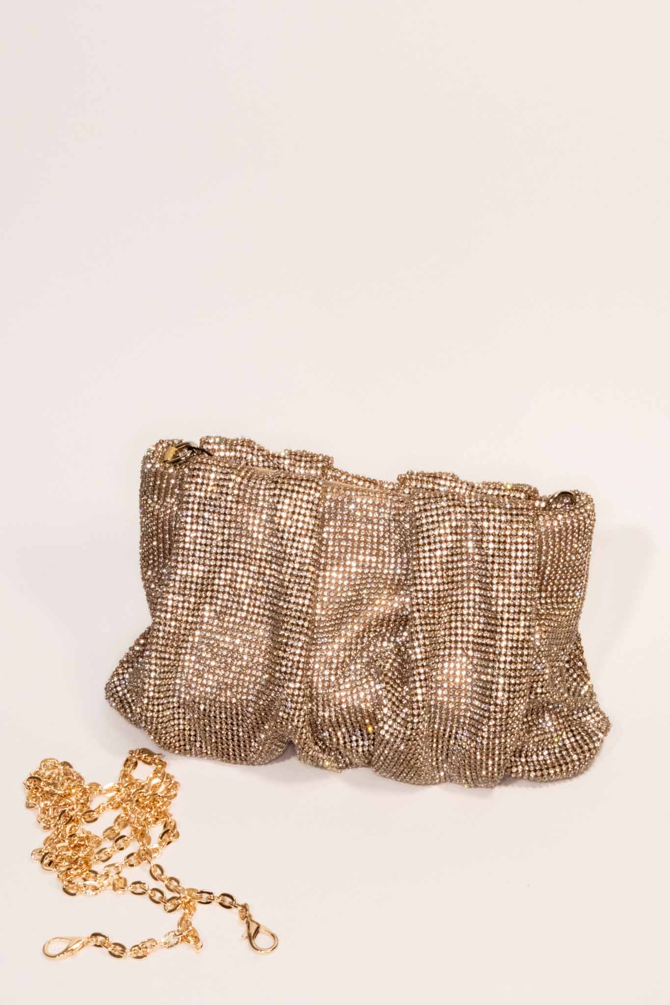 Boncuklu Clutch Çanta