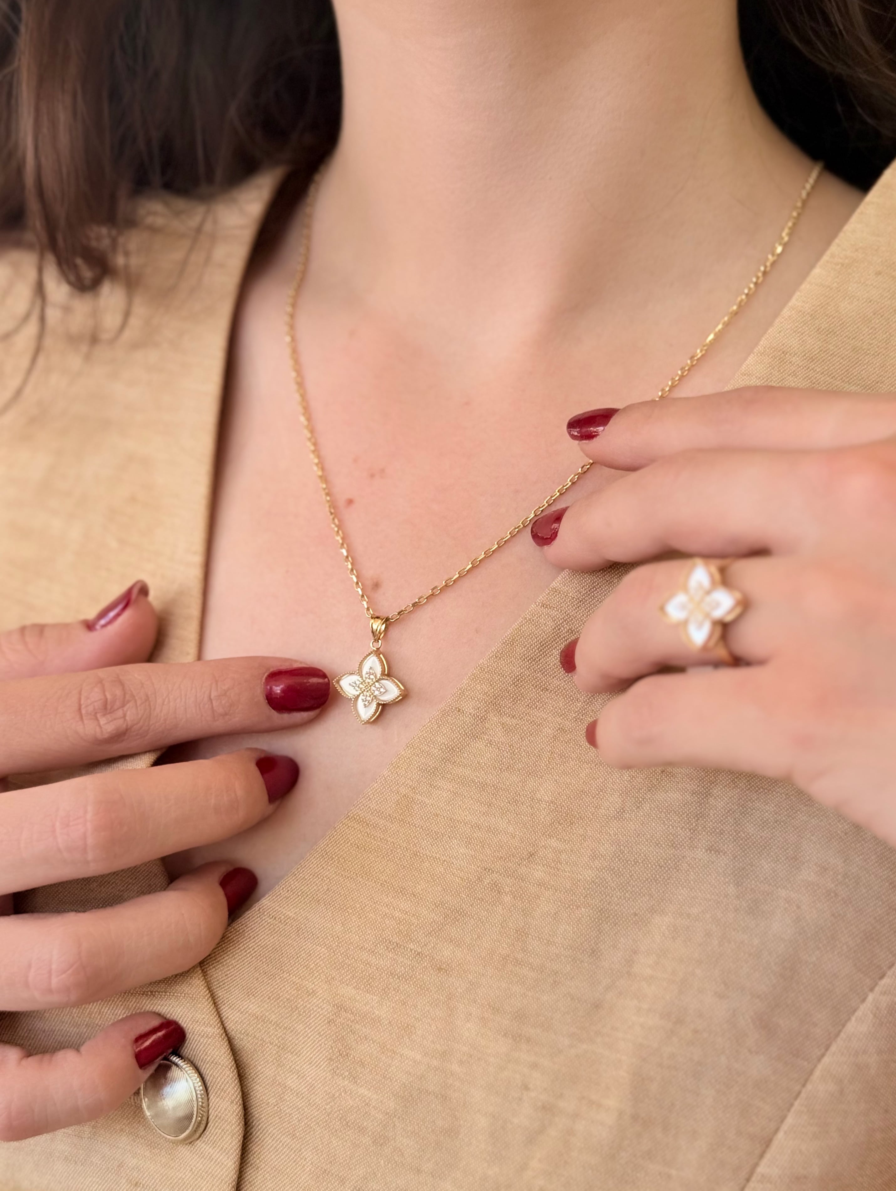 Fleur Beyaz Mini Set