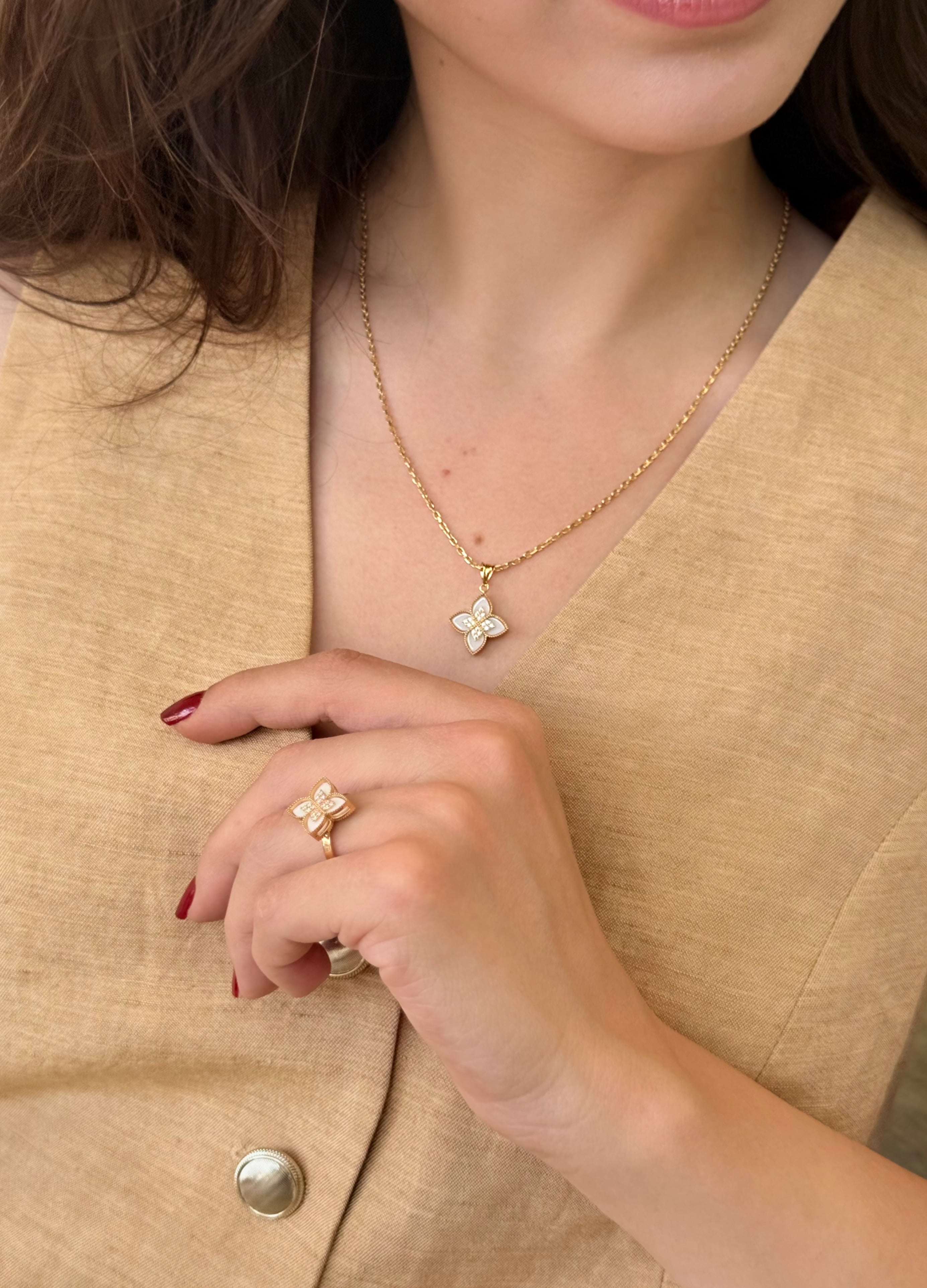 Fleur Beyaz Mini Set