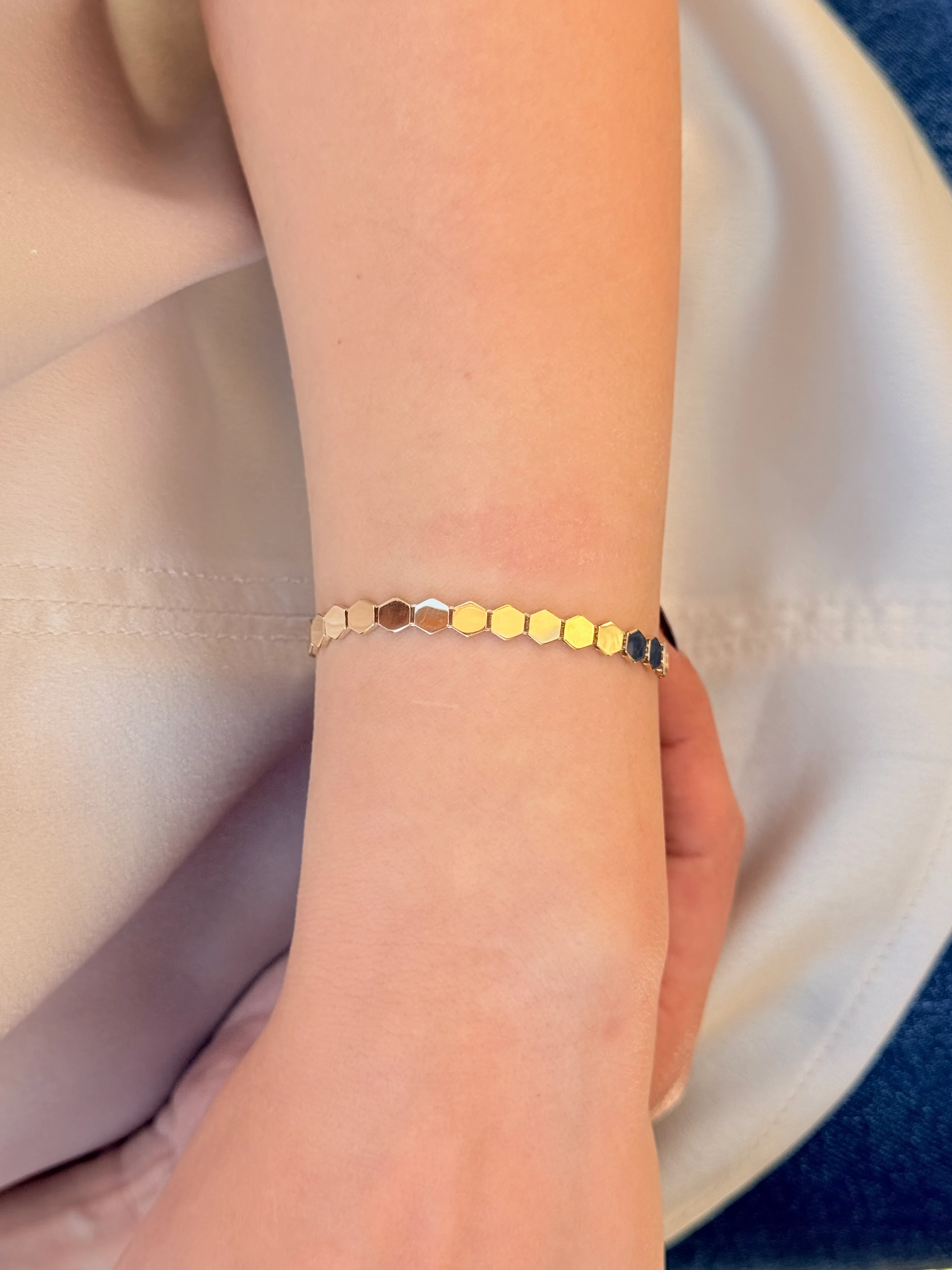 Petek Altın Bileklik