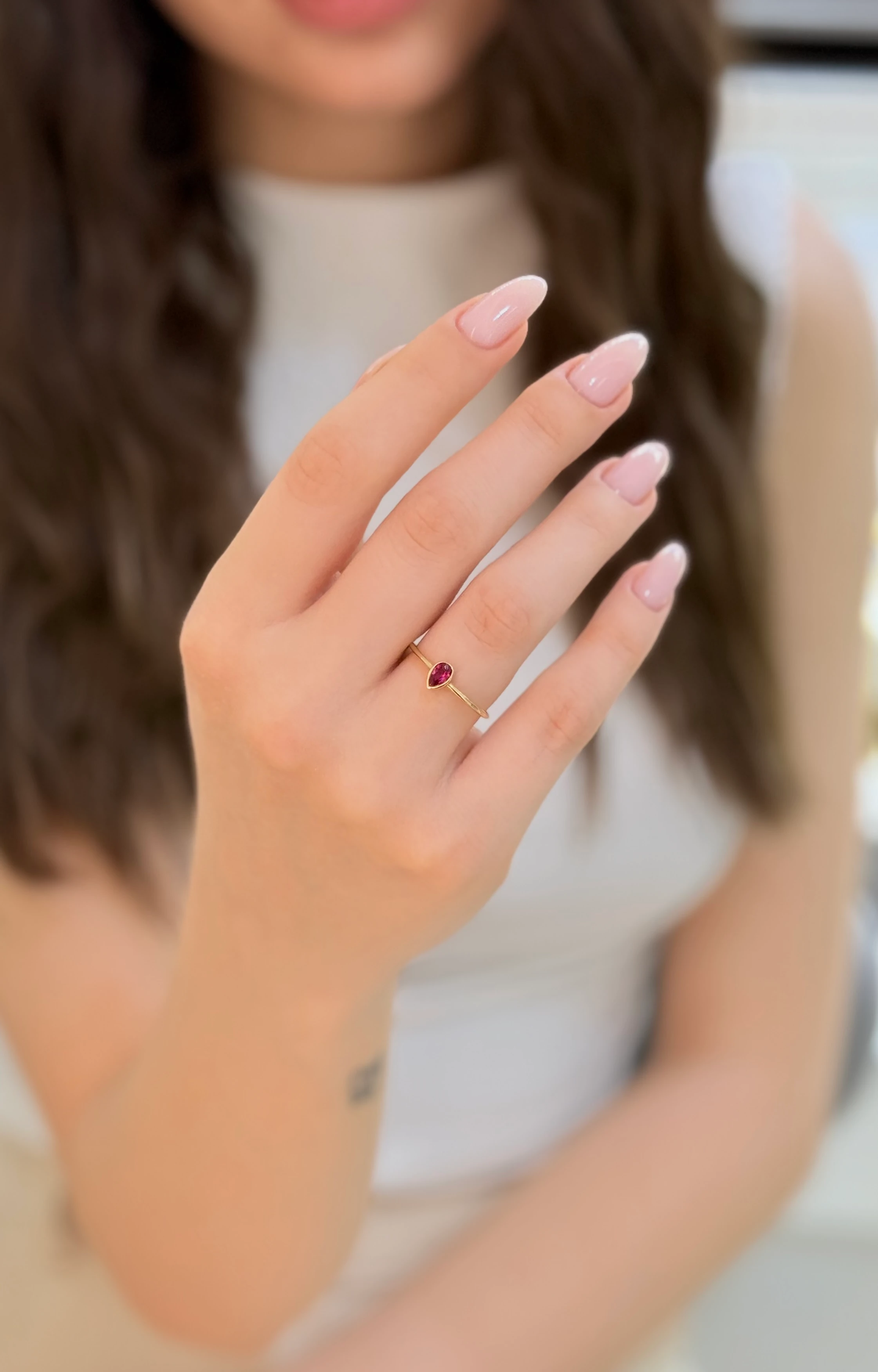 Naia Damla Altın Yüzük