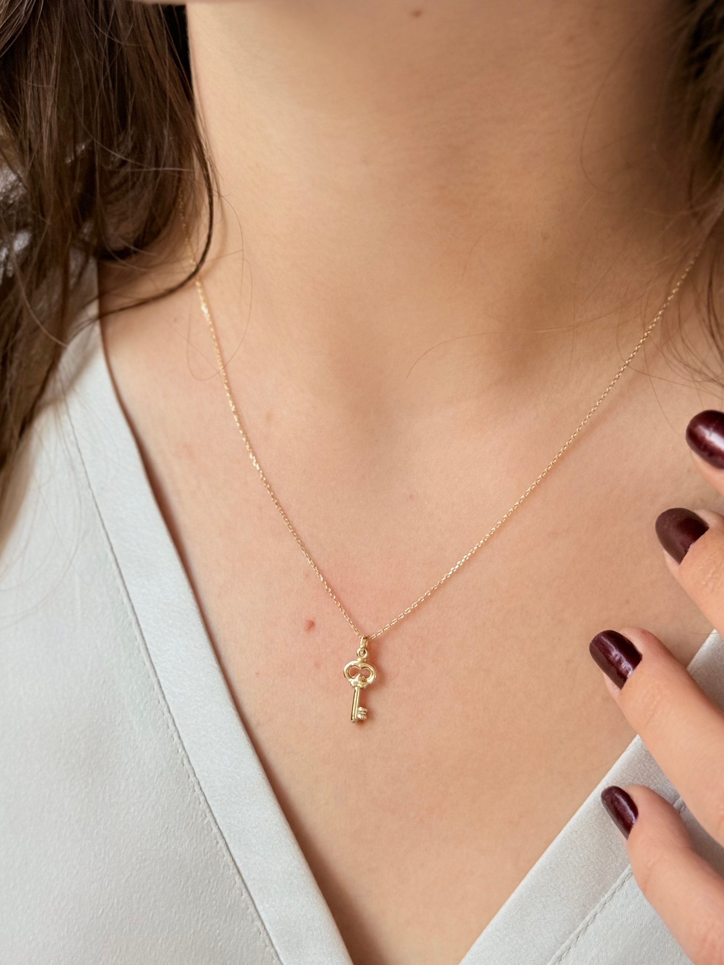 Anahtar Altın Kolye