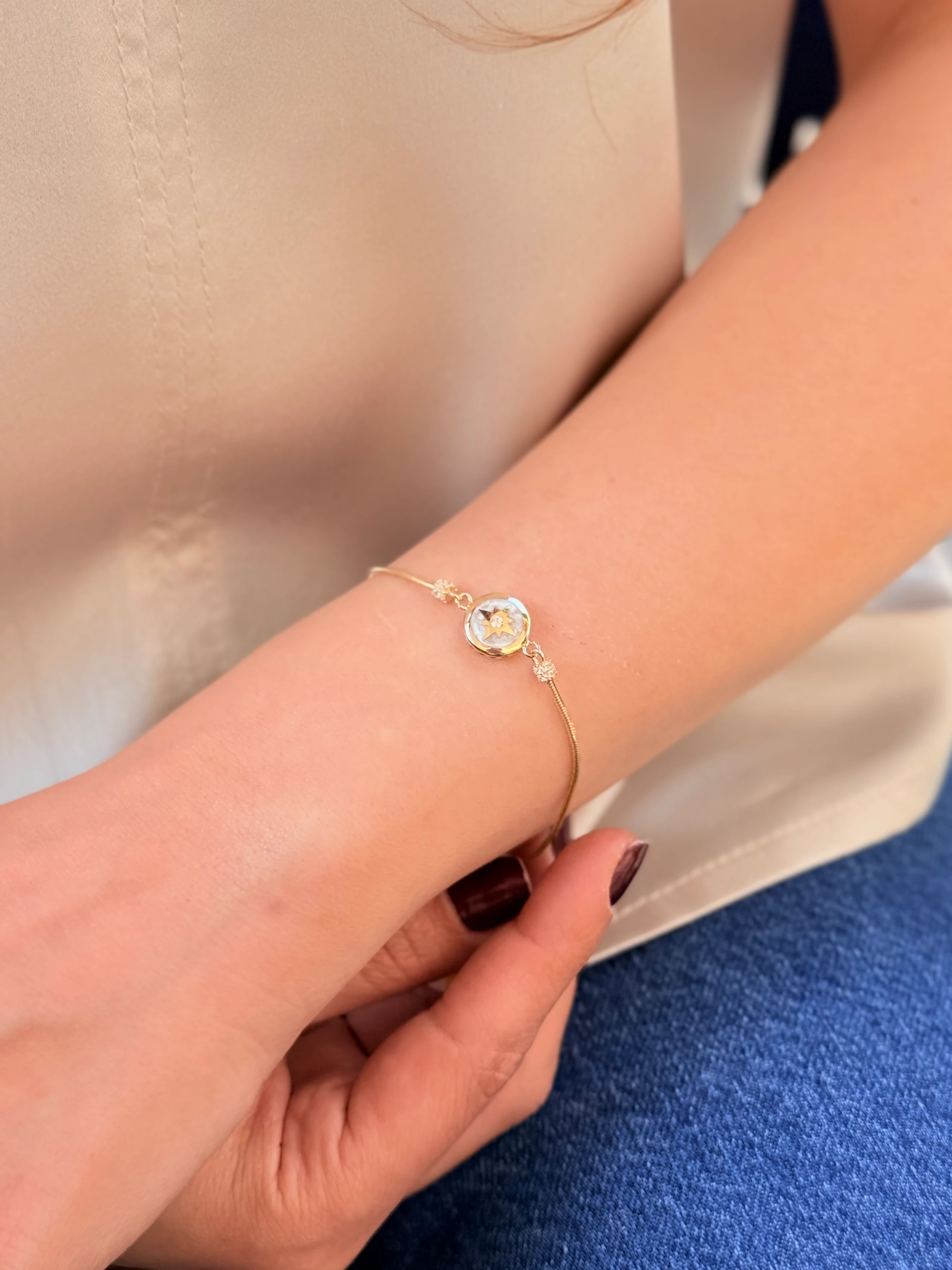 North Altın Bileklik