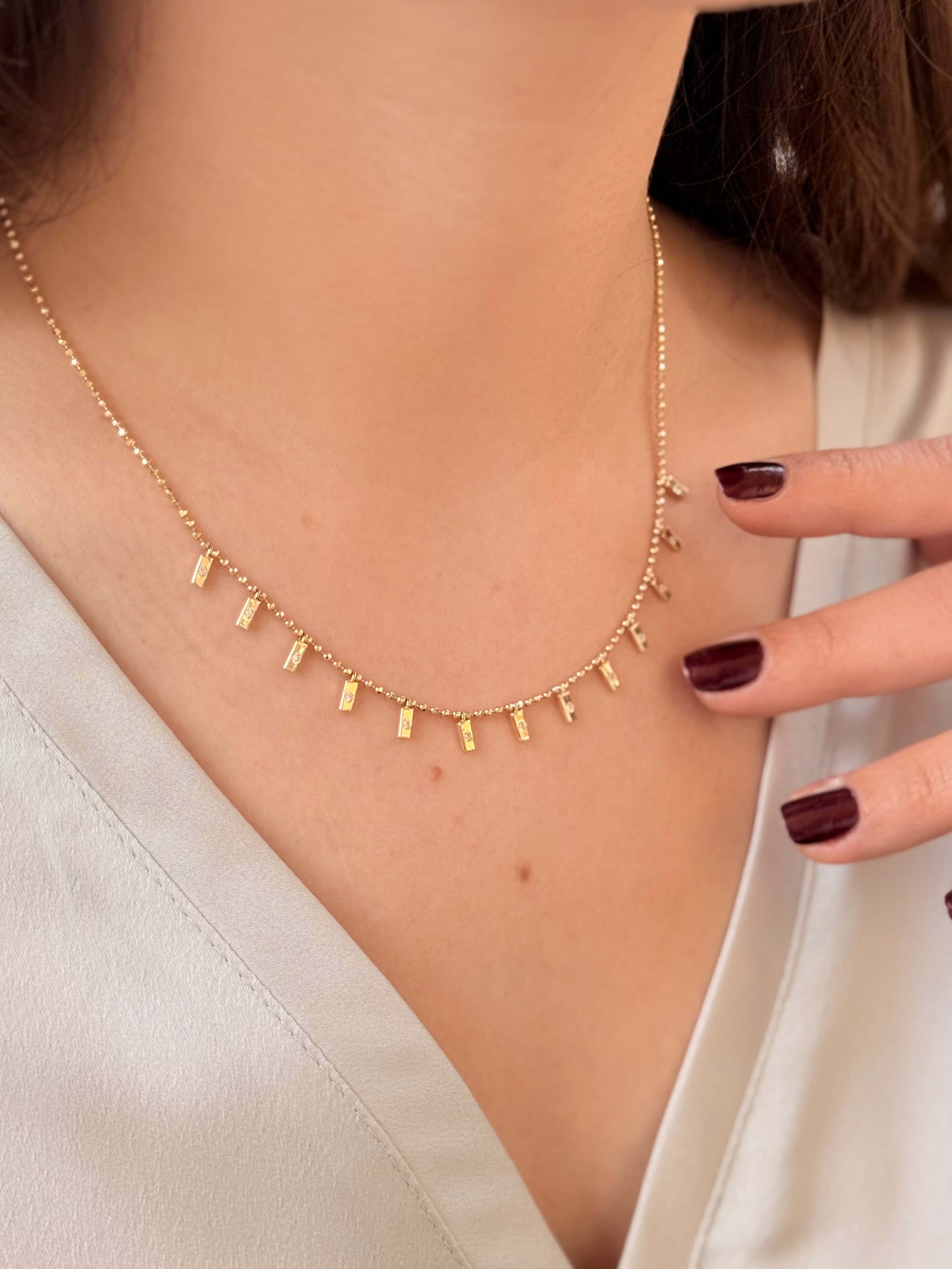 Vanessa Altın Kolye