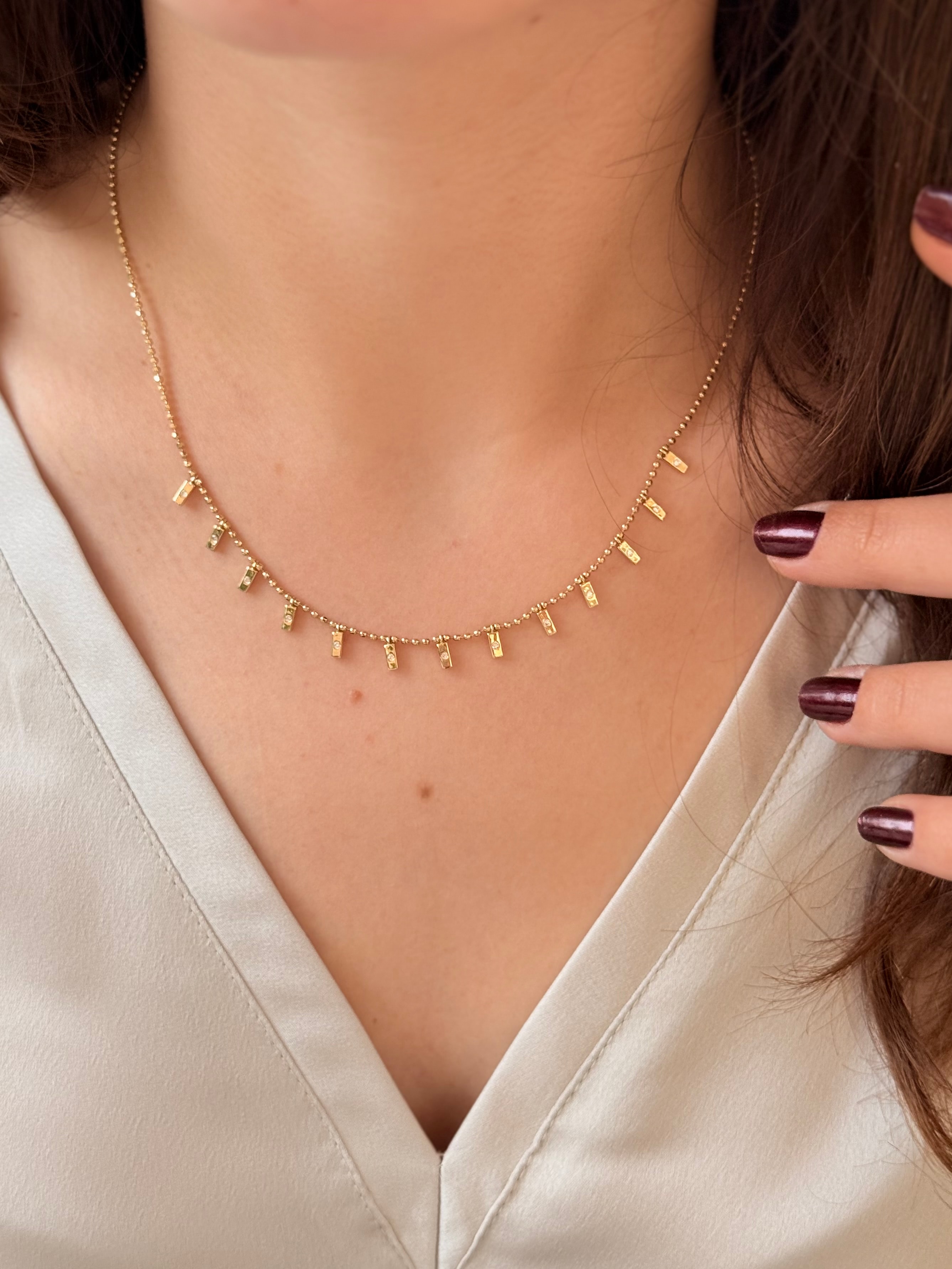 Vanessa Altın Kolye