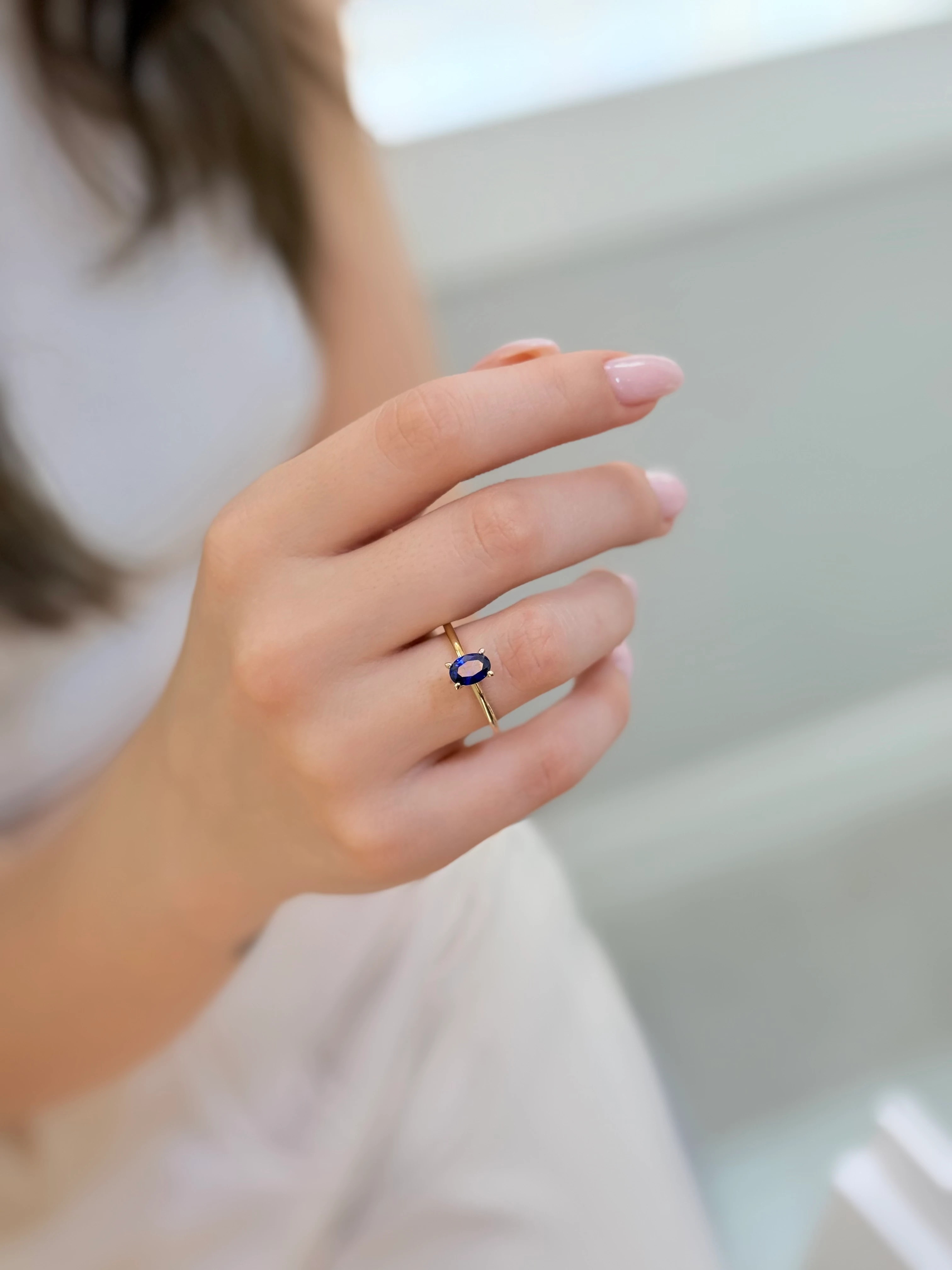 Tina Yeşil Altın Yüzük