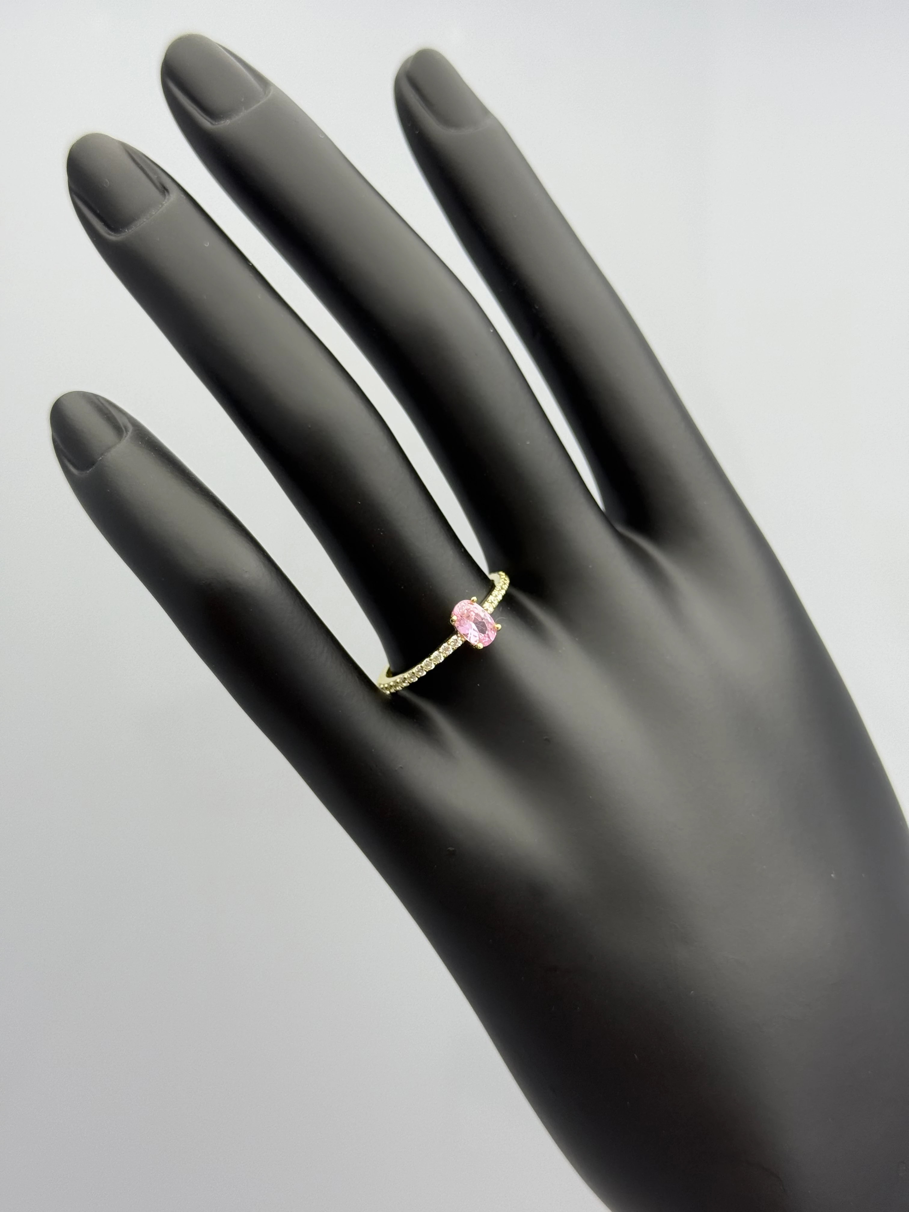 Rosalie Altın Yüzük - Toz Pembe