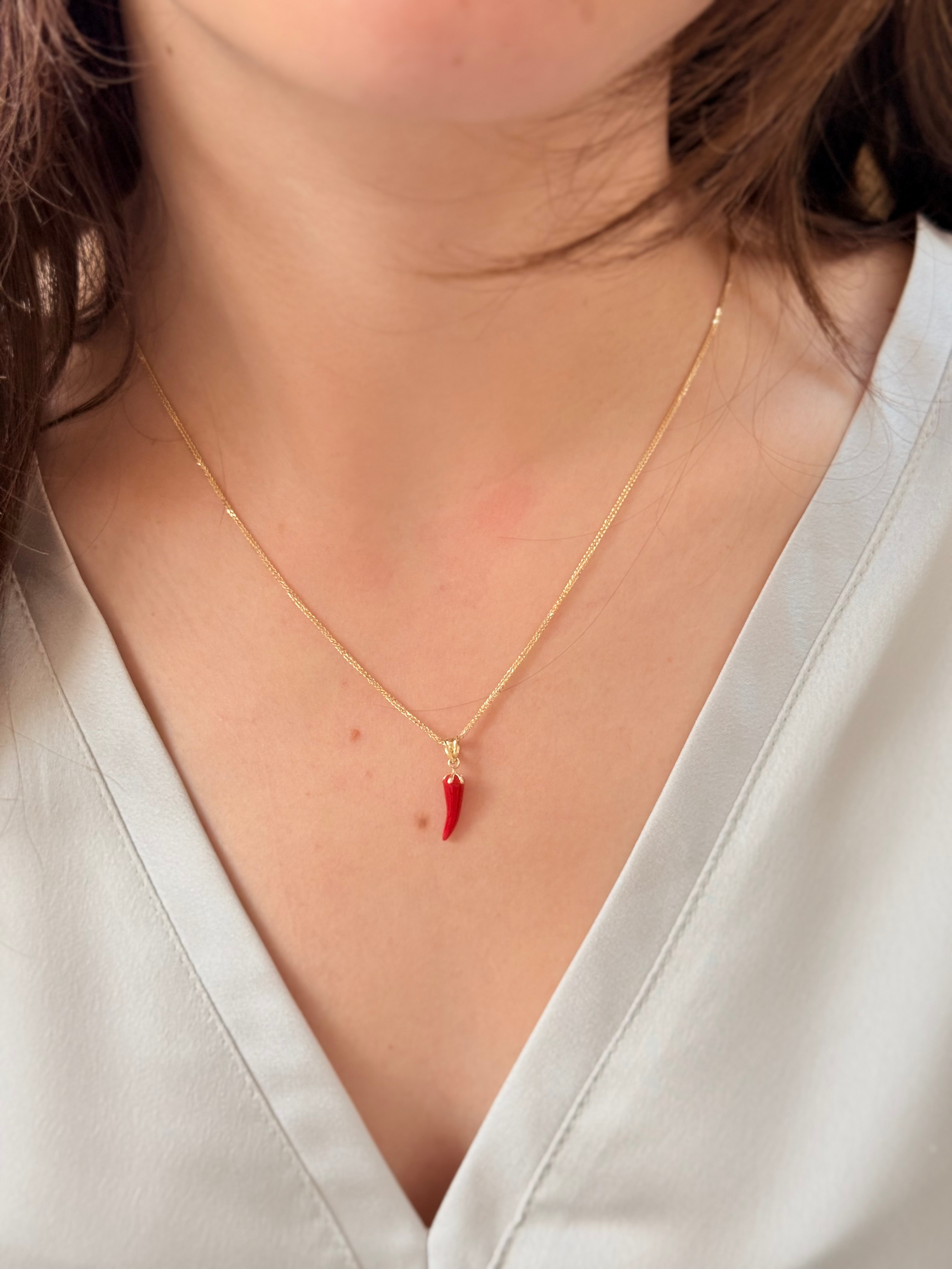 Altın Biber Kolye Ucu