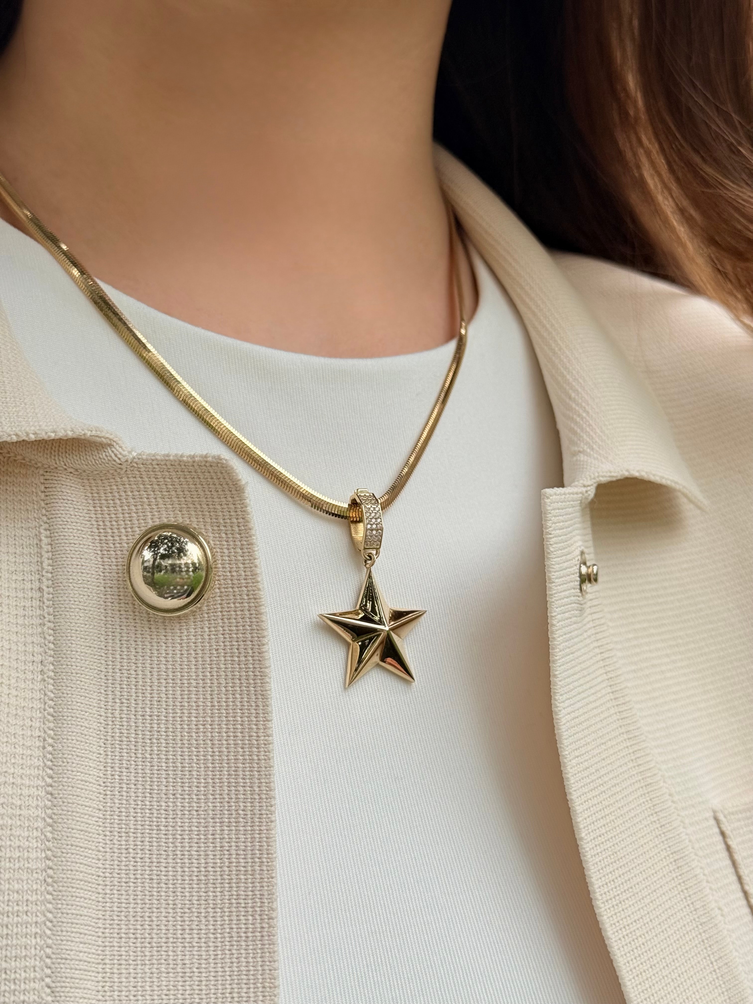 Stella Yıldız Altın Kolye Ucu