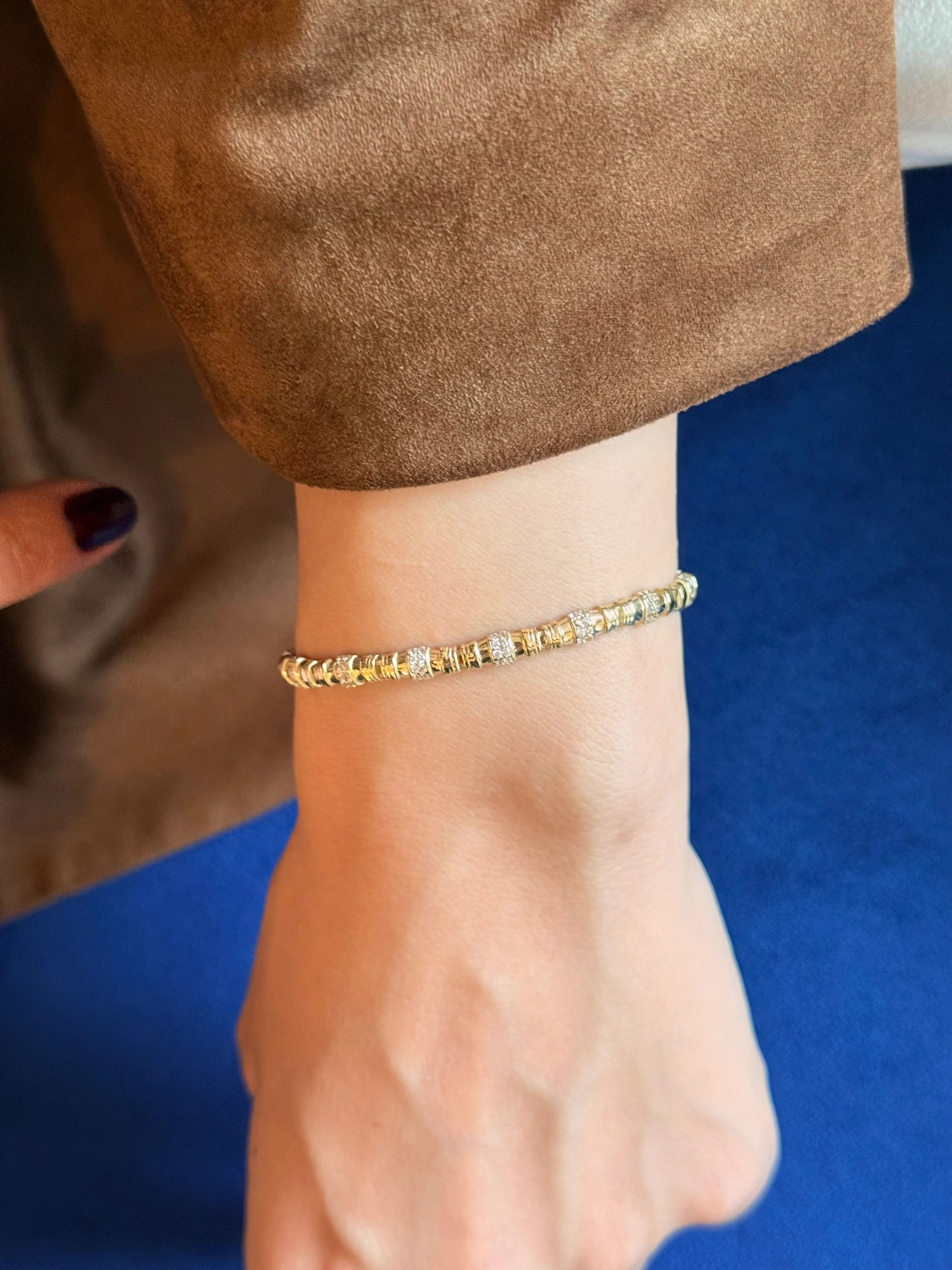 Bamboo Altın Bileklik