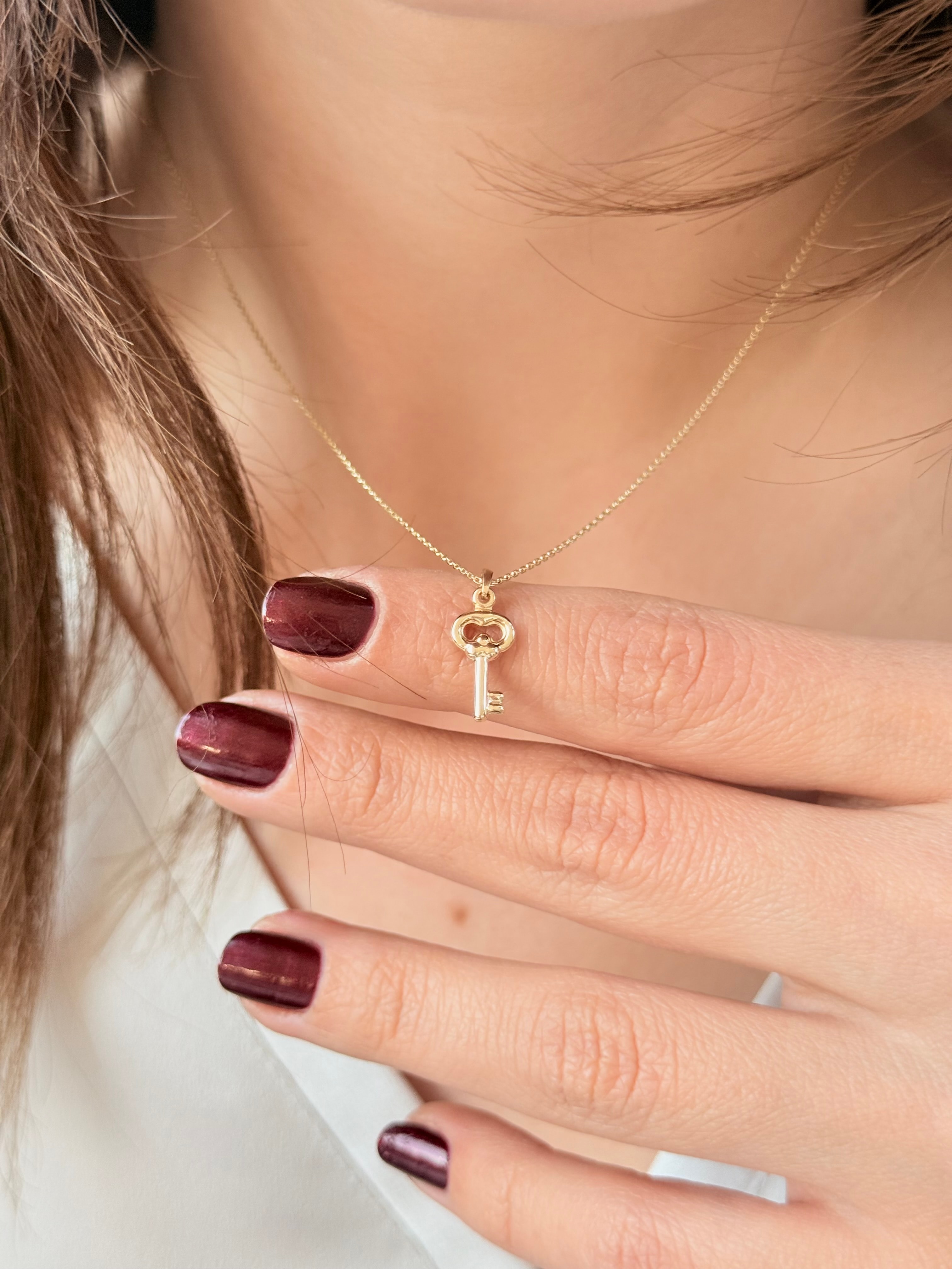 Anahtar Altın Kolye