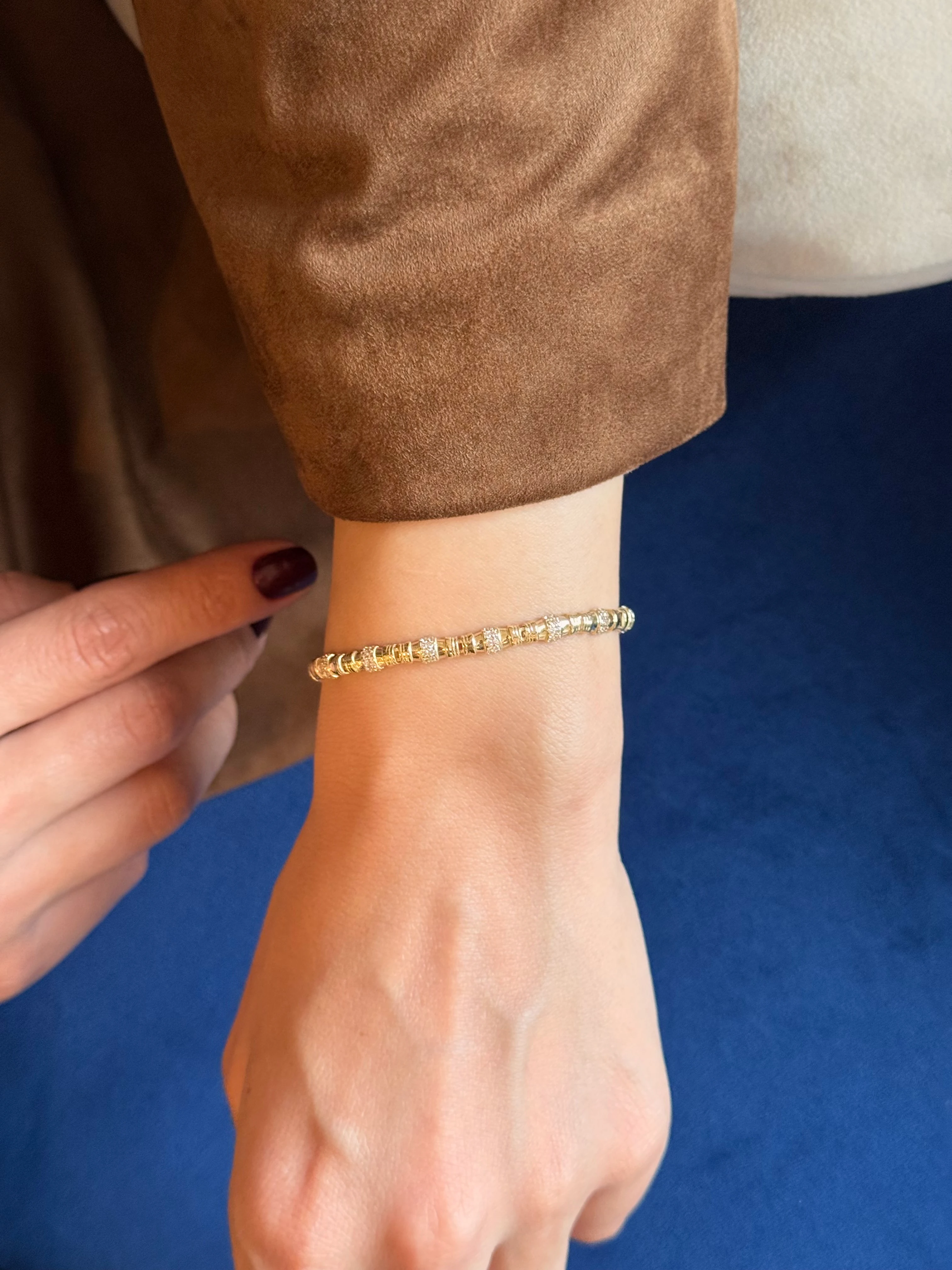 Bamboo Altın Bileklik