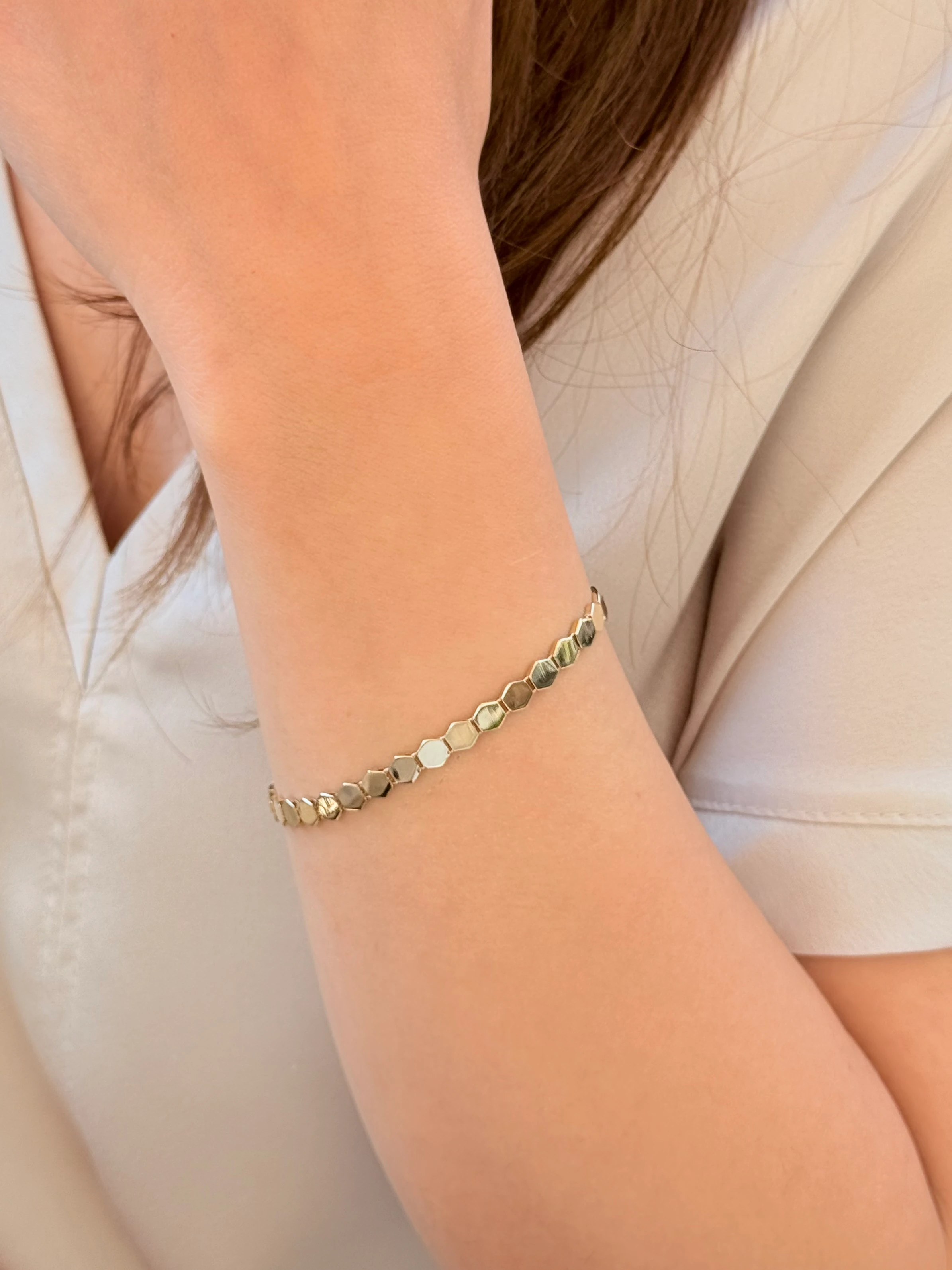 Petek Altın Bileklik