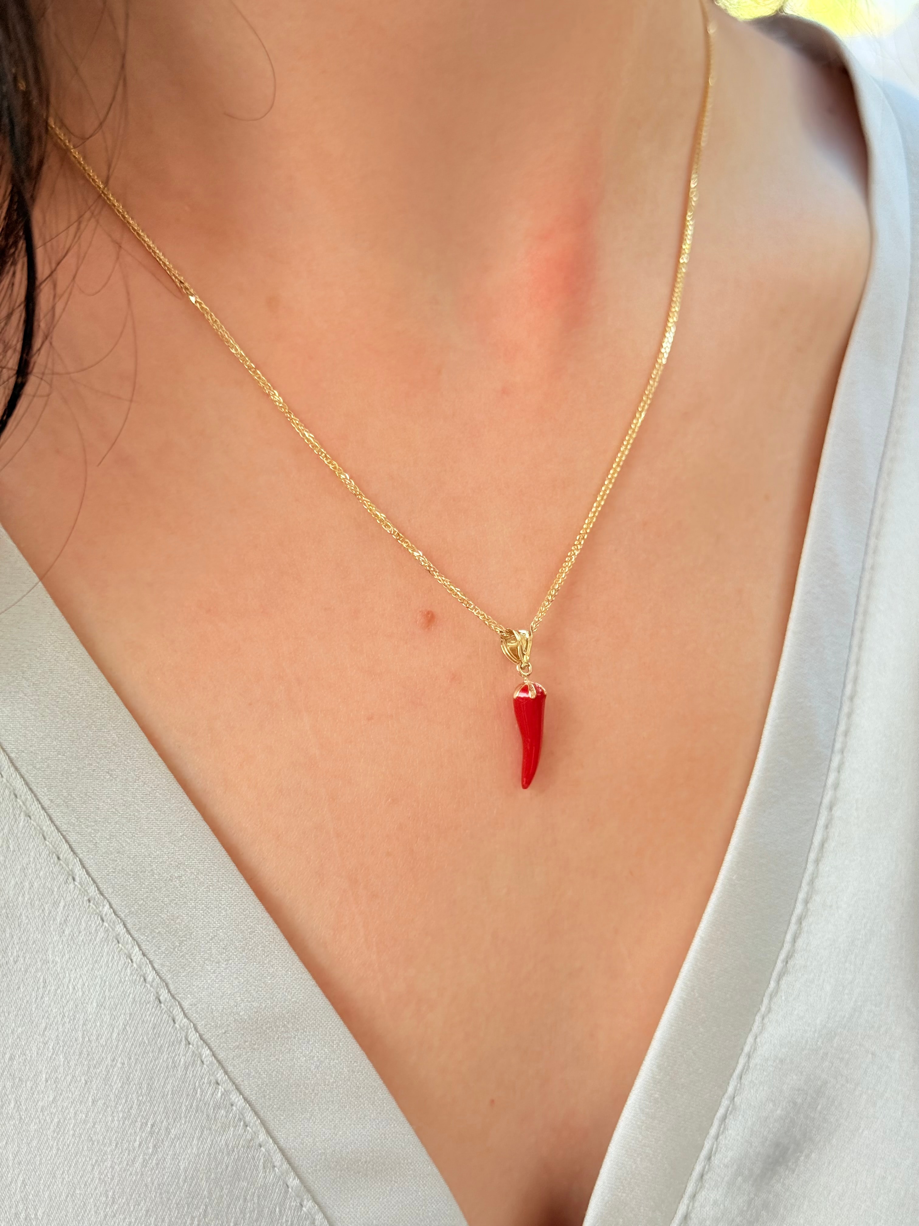 Altın Biber Kolye Ucu