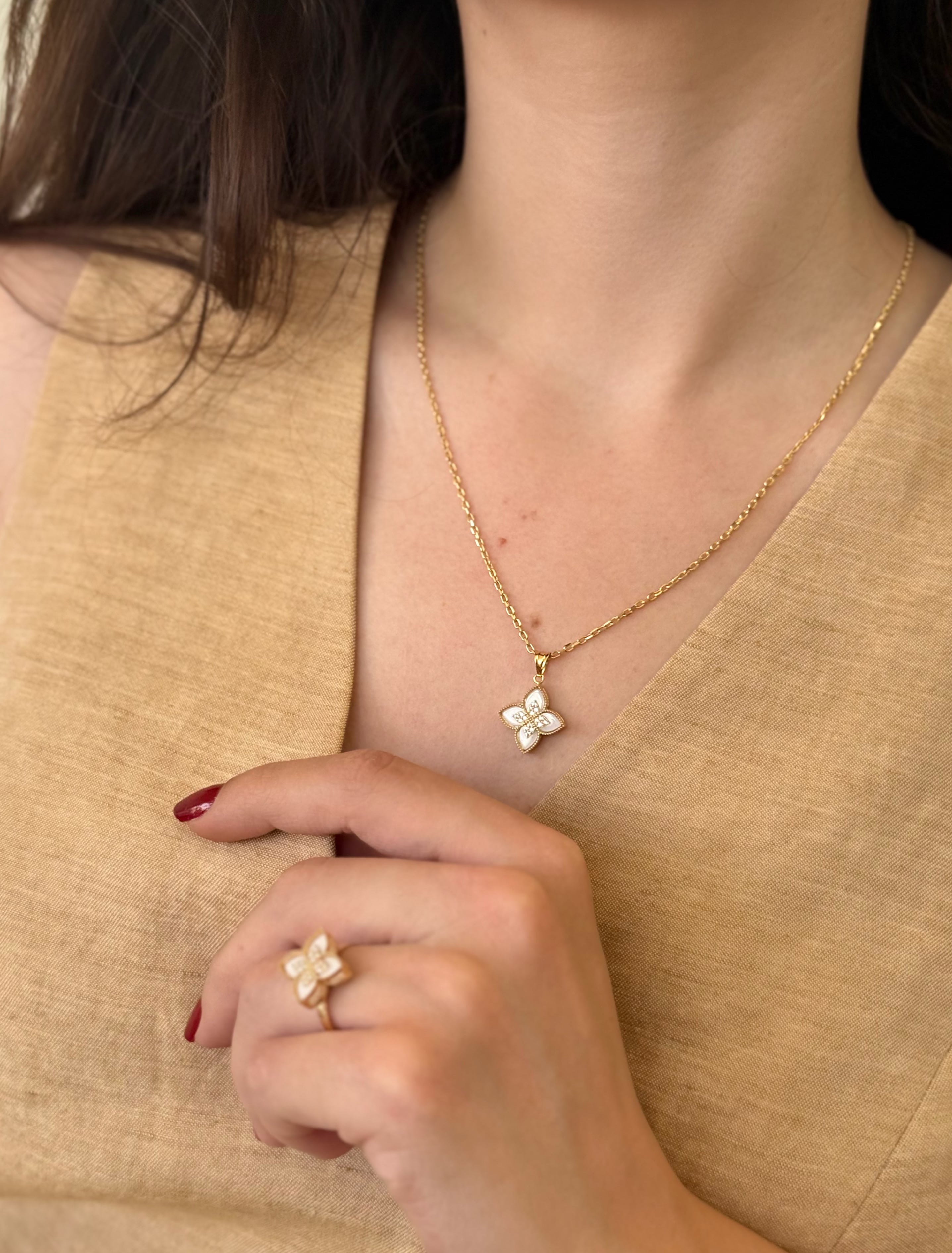Fleur Beyaz Mini Set