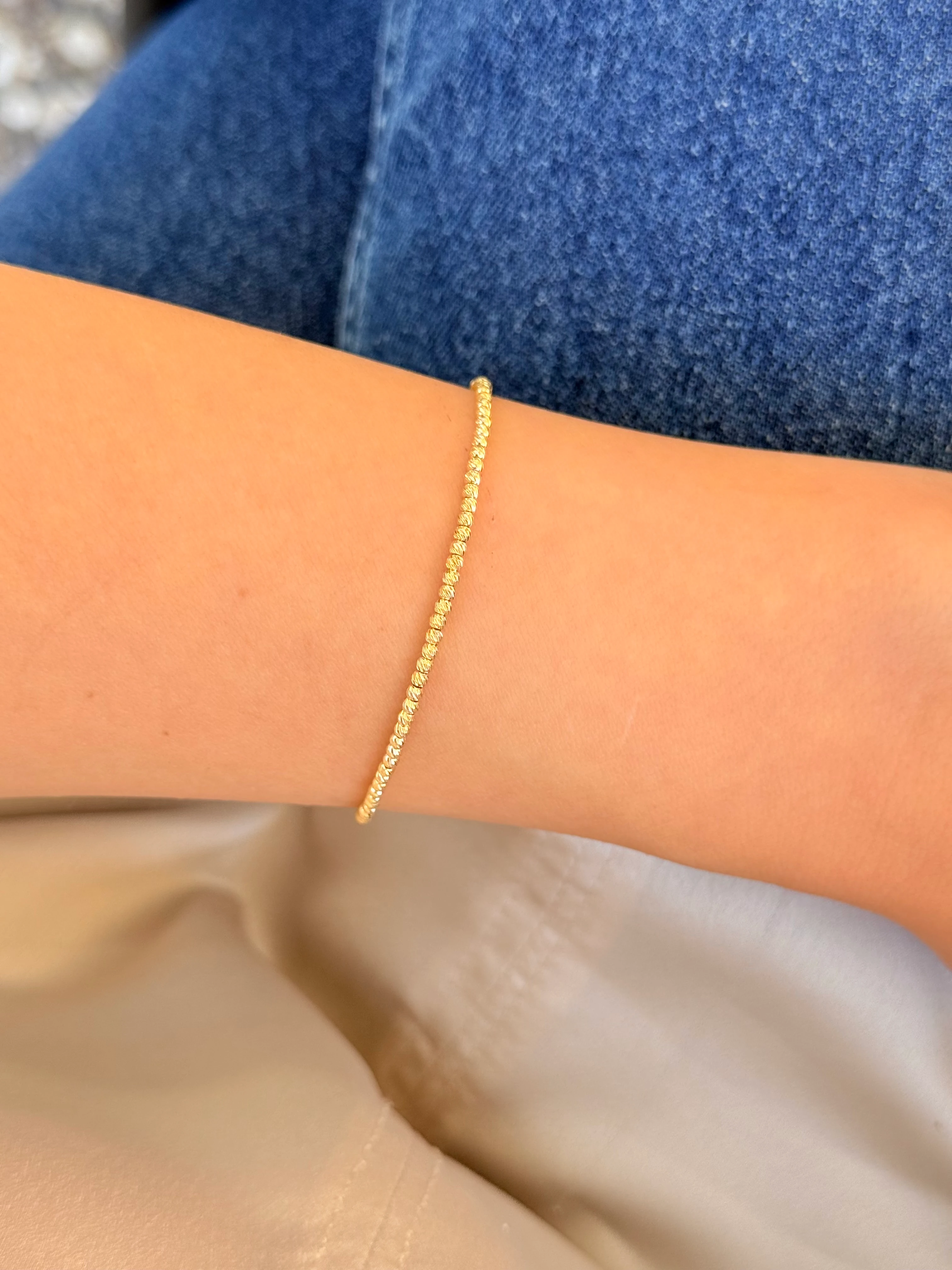 Minimal Dorika Altın Bileklik