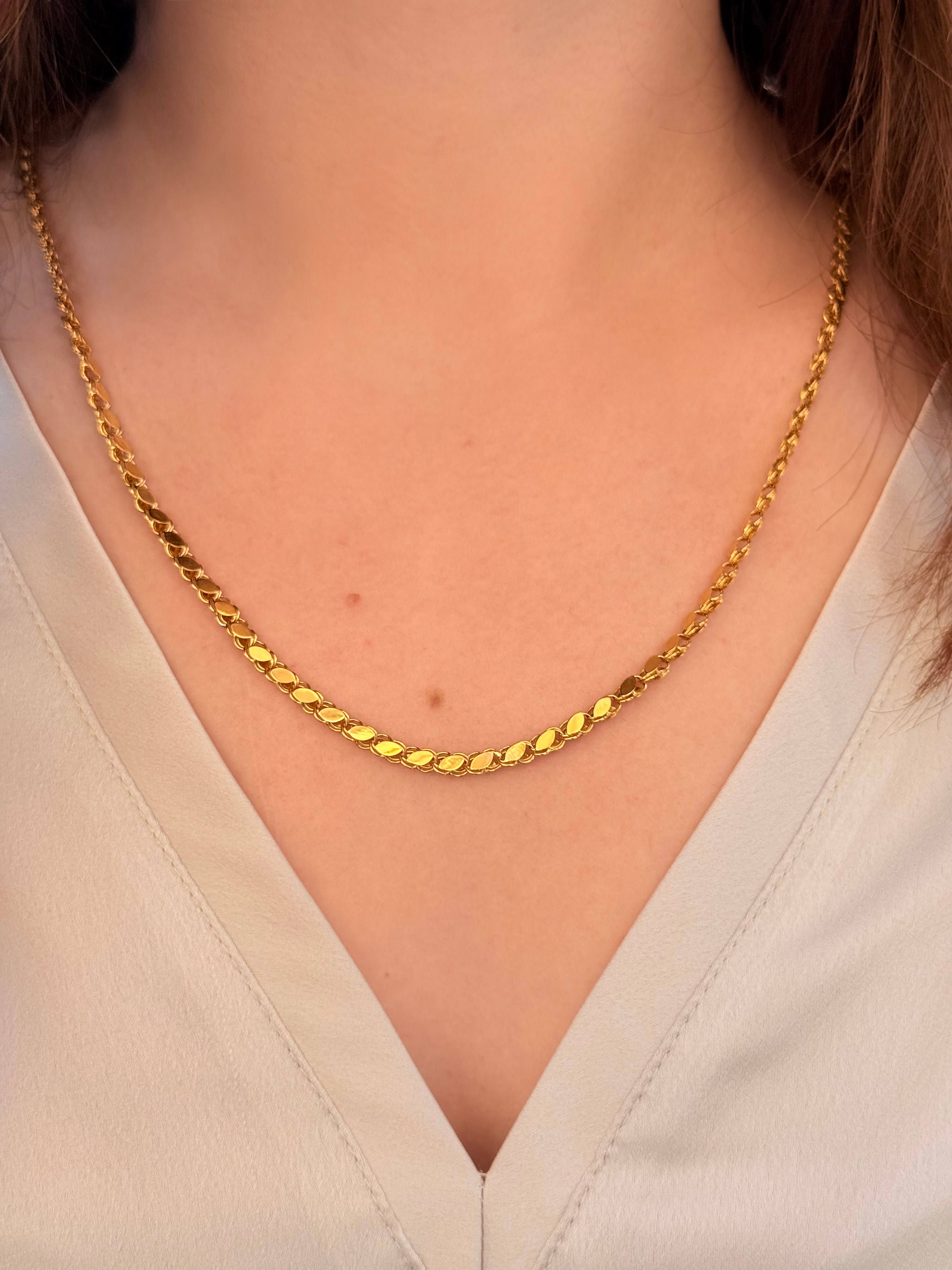 Altın Pul Zincir Kolye