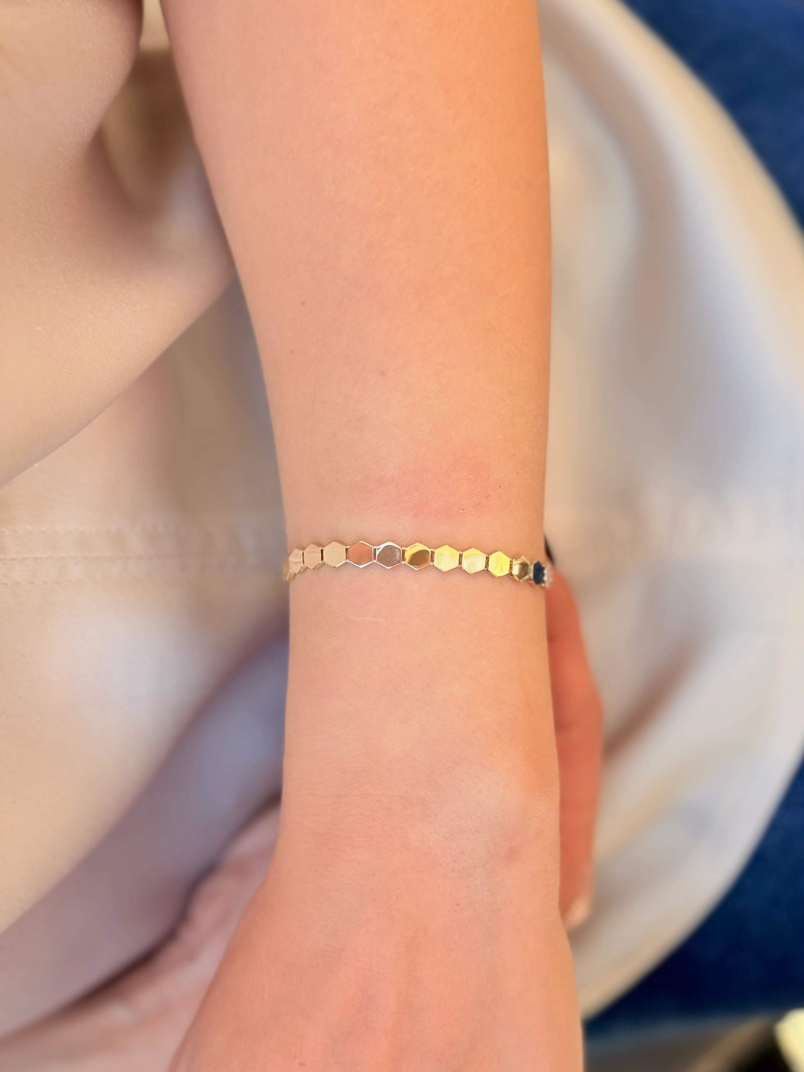 Petek Altın Bileklik