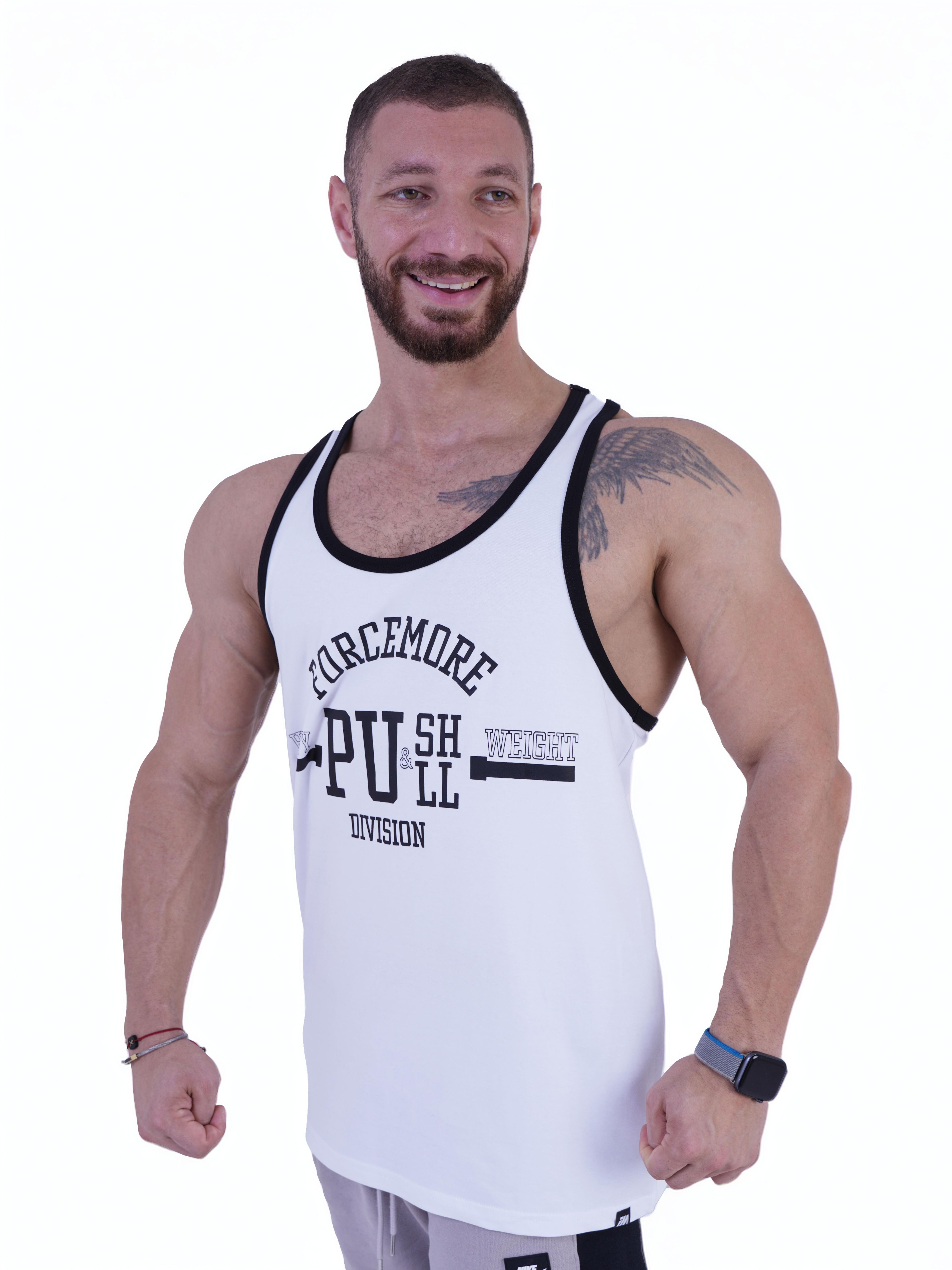 Forcemore Pull&Push Day Tank top - White