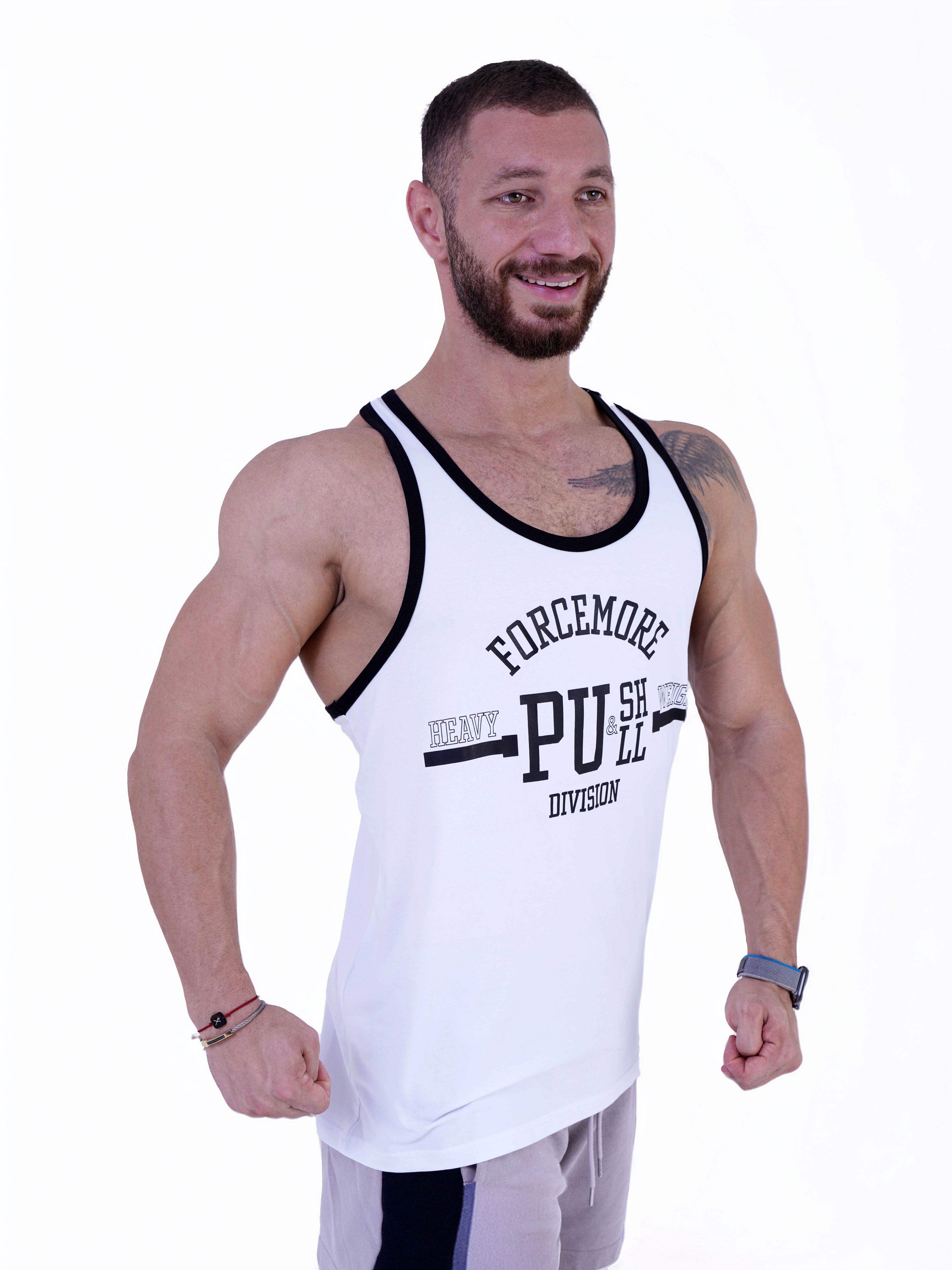 Forcemore Pull&Push Day Tank top - White