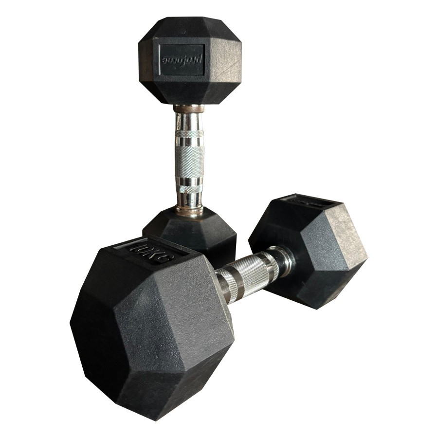 OLİMPİK KAUÇUK KAPLI KÖŞELİ DUMBELL 45 KG