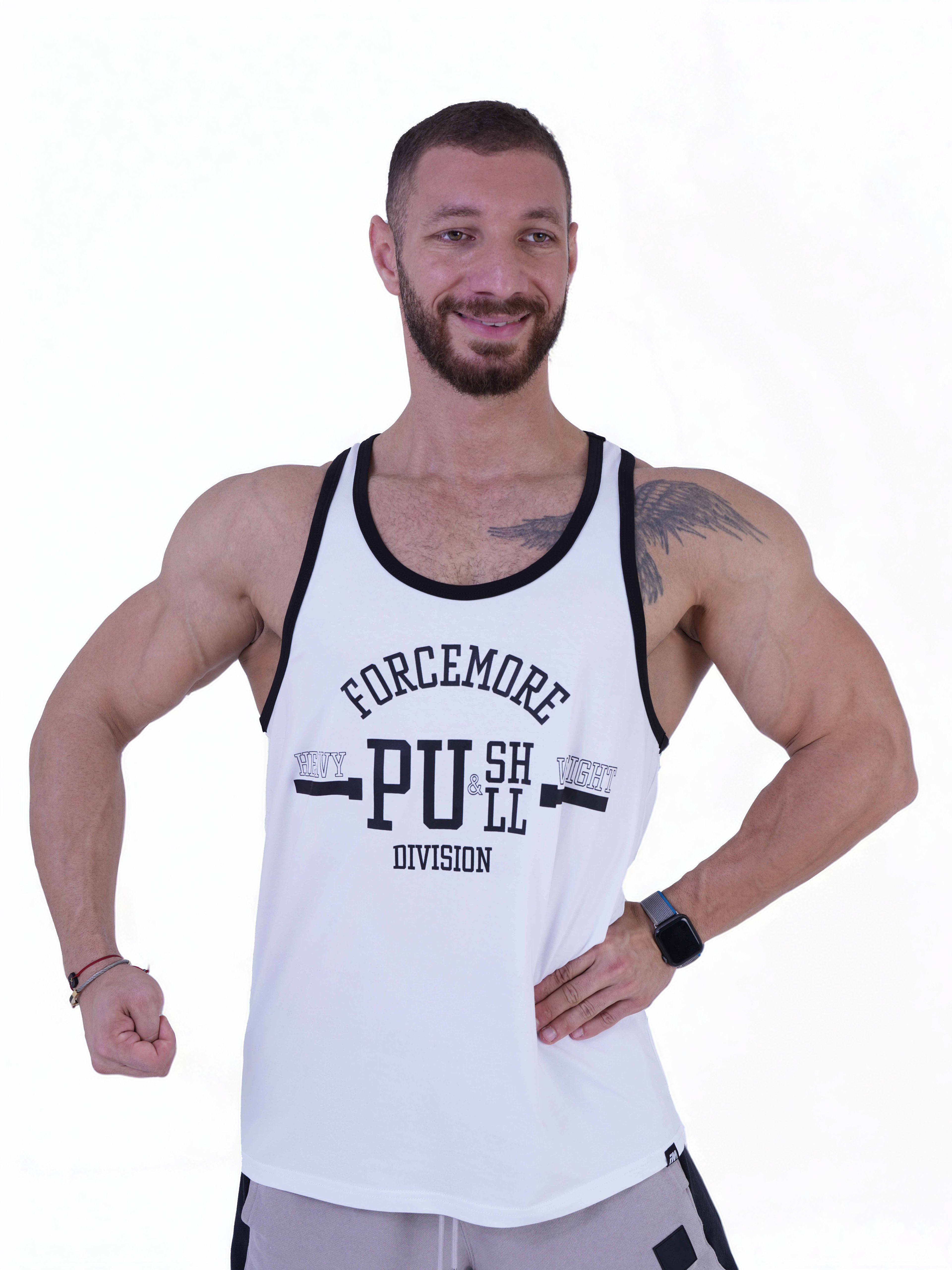 Forcemore Pull&Push Day Tank top - White
