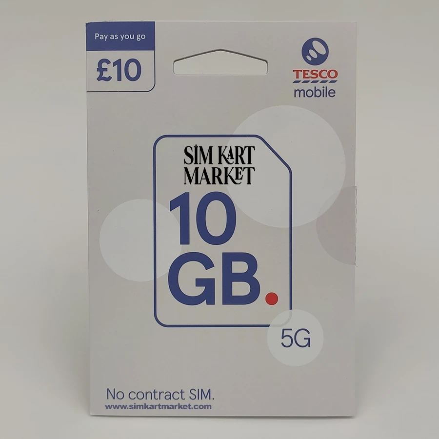 Tesco Mobile İngiltere Fiziksel Sim Kart