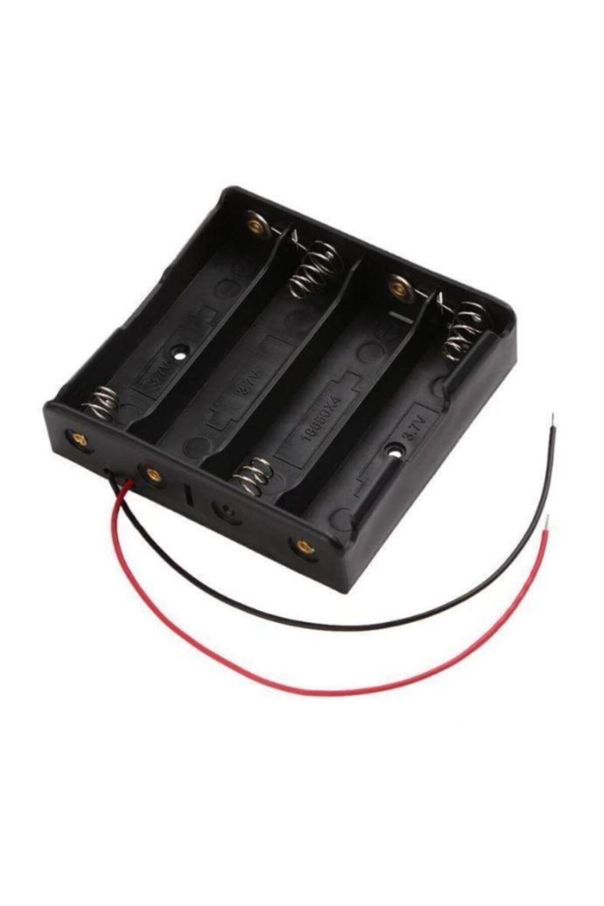 18650 Pil Yuvası 4’lü Battery Holder 4s Kablolu