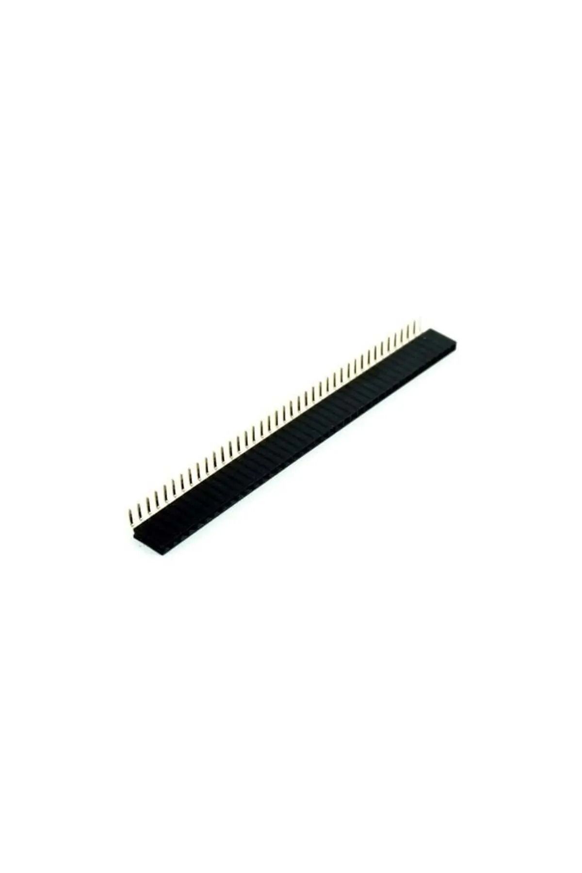 1x40 Dişi Header 90 Derece 2.54mm Standart Boy 40 Pin