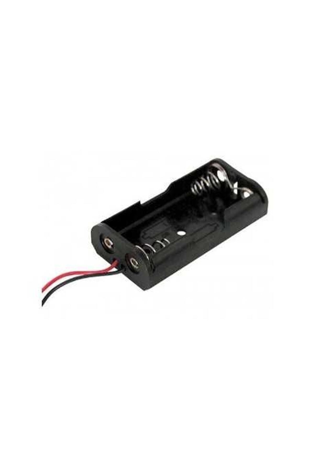 2li Aa Pil Yuvası Kablolu Battery Holder Switch’siz