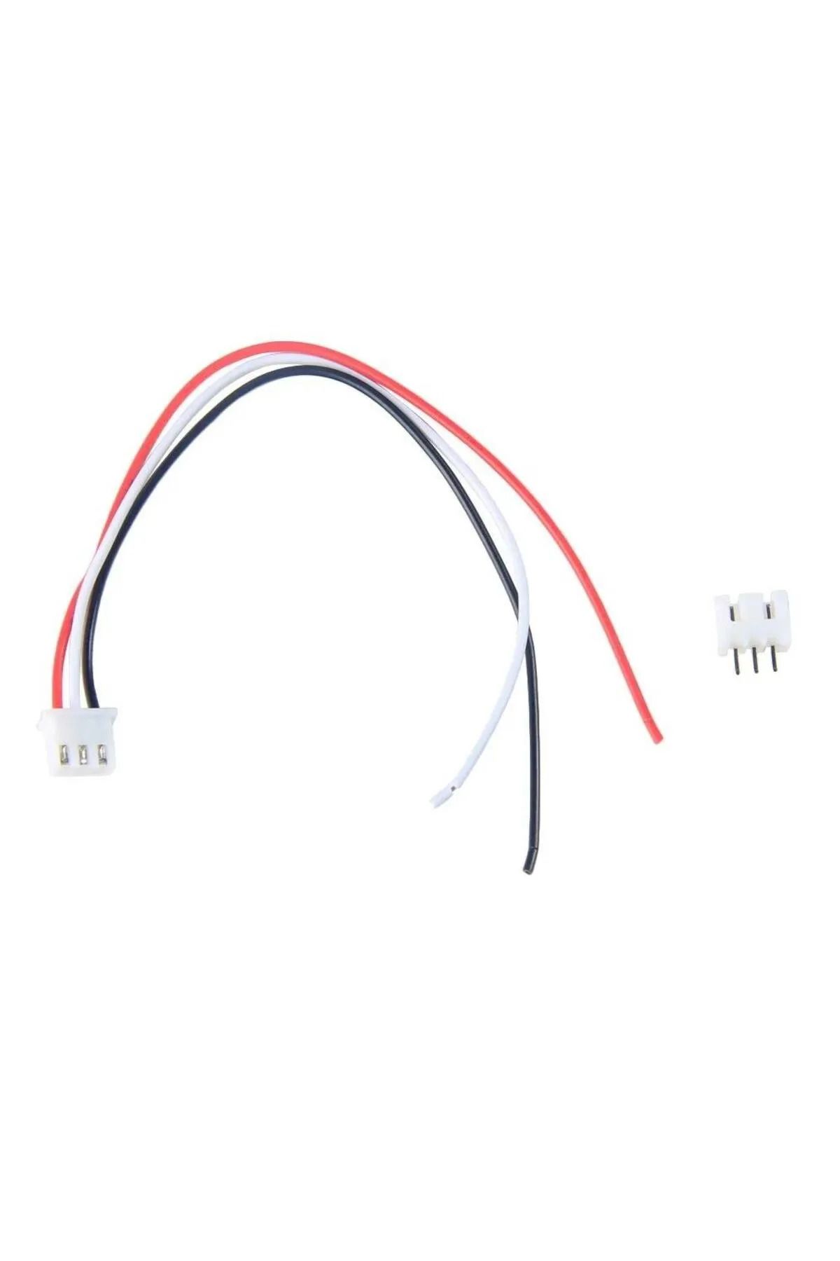 3 Pin Dişi-erkek Kablolu Tunik Soket Seti 2.54mm - 10 Cm