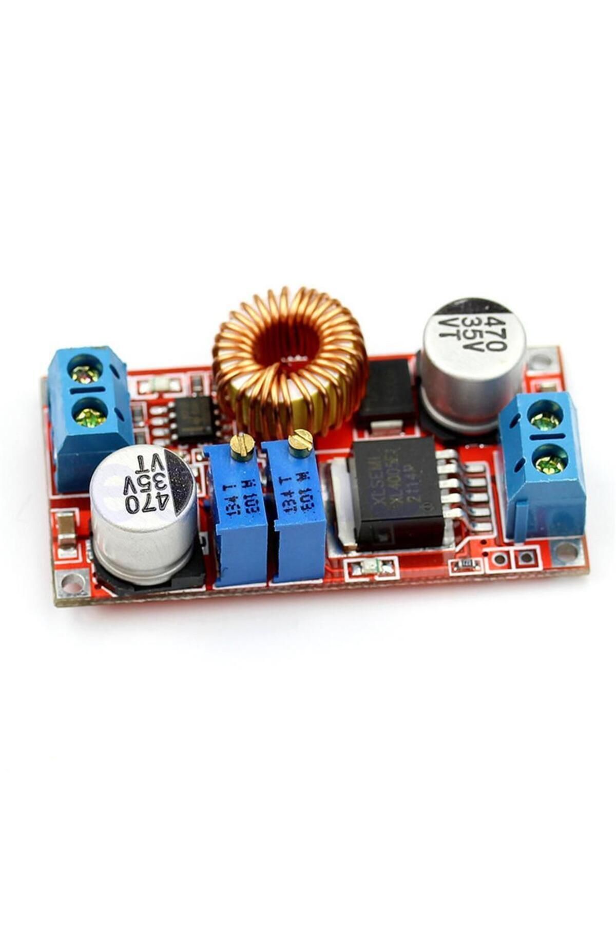 5a Xl4015 Dc-dc Step Down Ayarlanabilir Güç Kaynağı Modülü Akım Ve Voltaj Ayarlı Kırmızı Modül