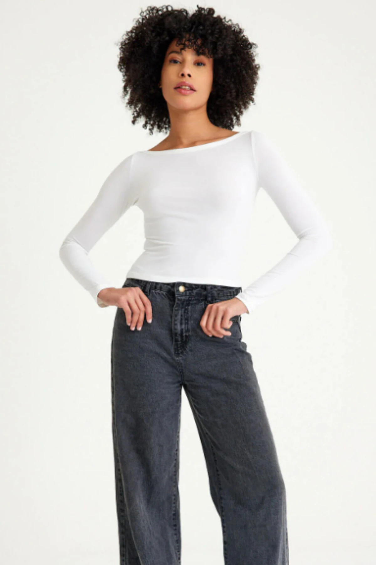 Kayık Yaka Kadın Body 3'lü Set