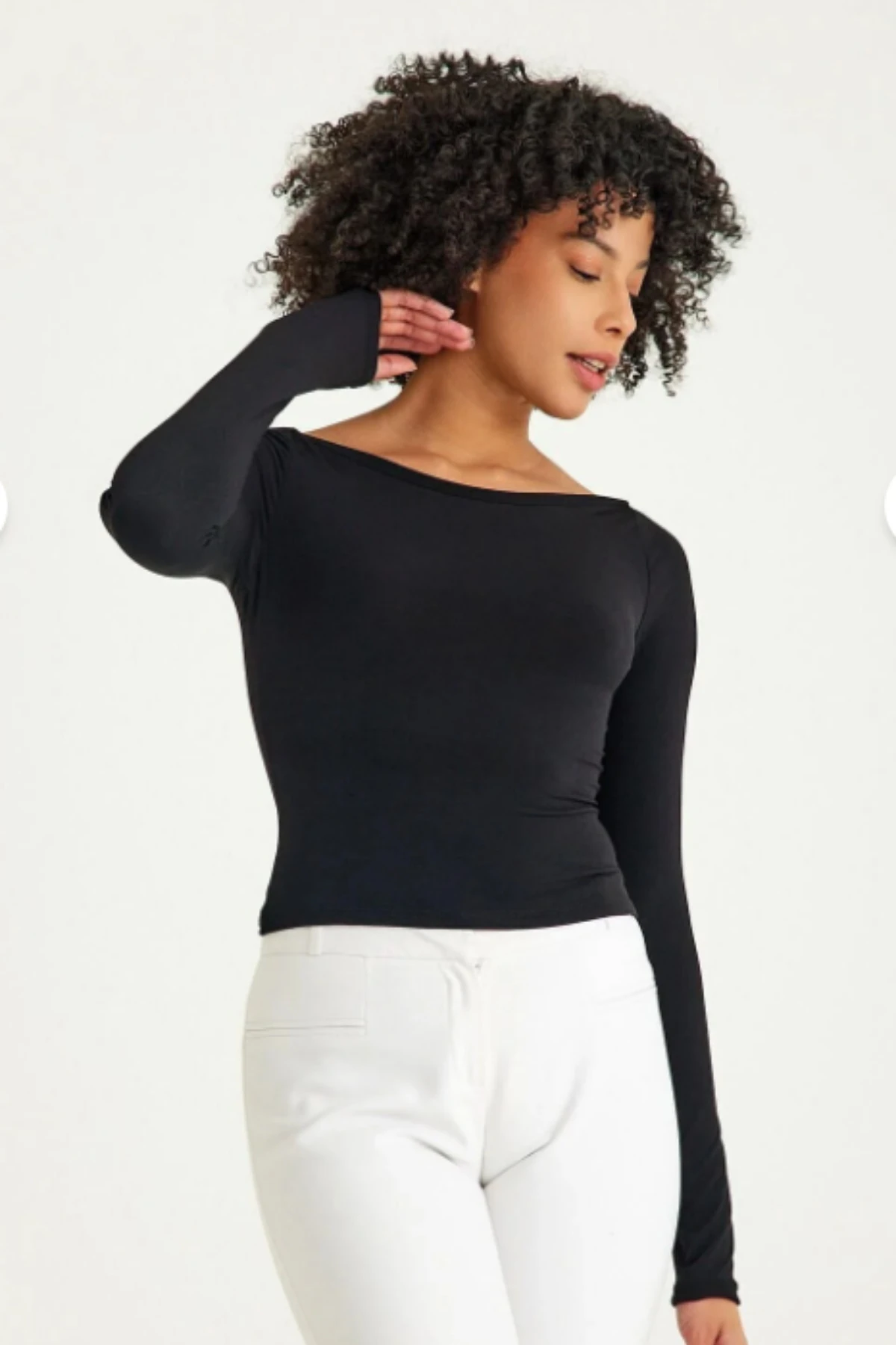 Kayık Yaka Kadın Body 3'lü Set