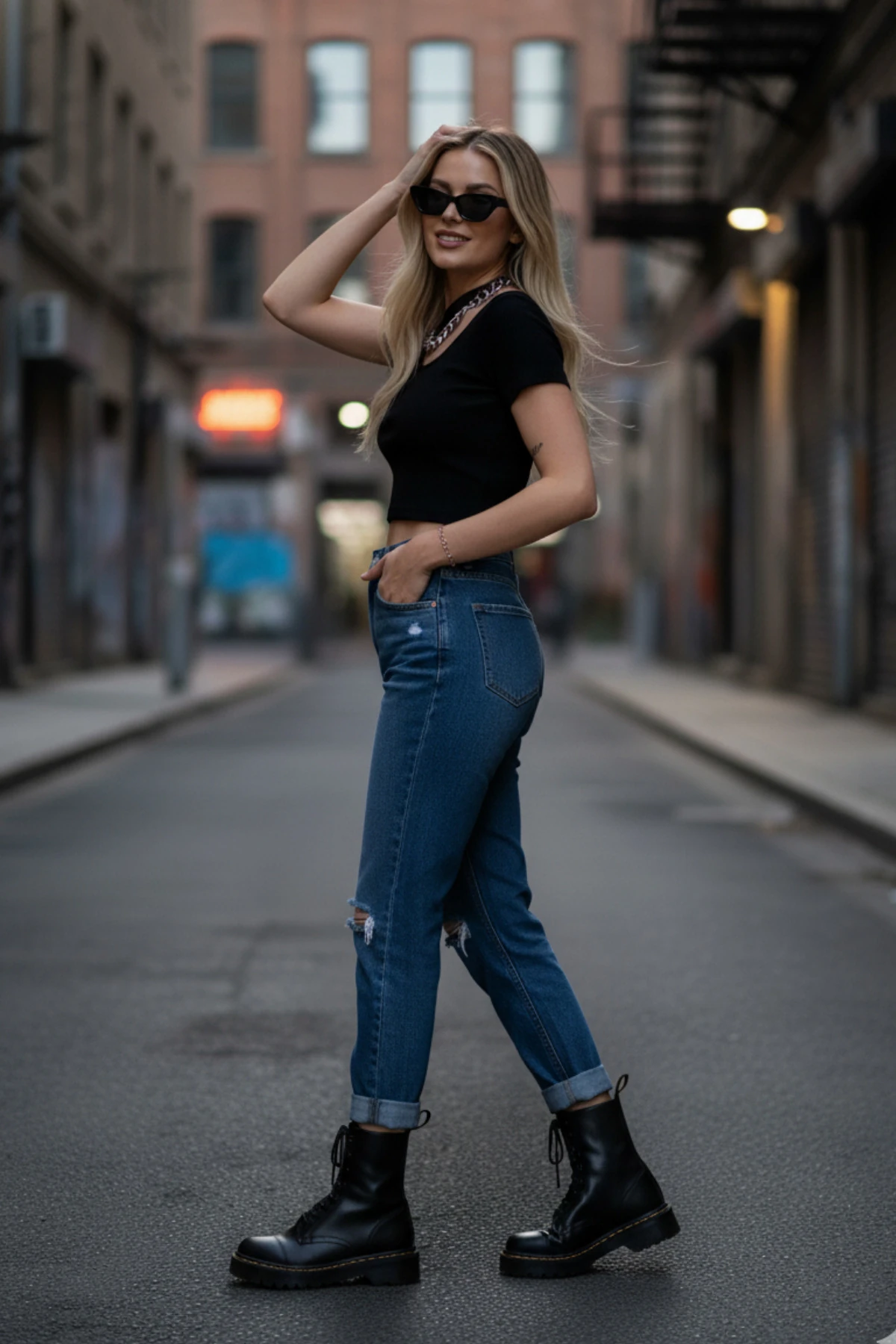 Damla Detaylı Dekolteli Kadın Crop Kısa Kollu