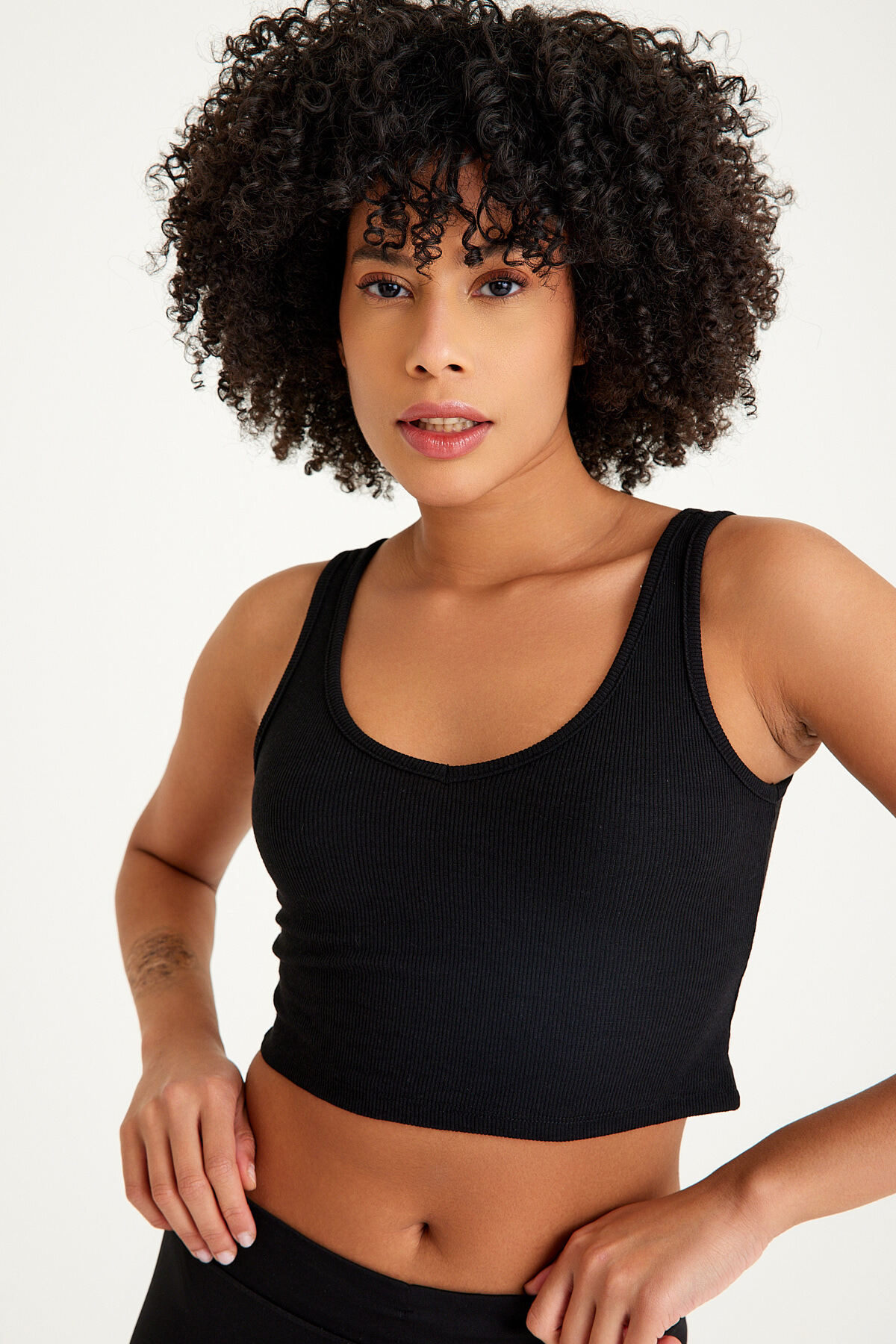 Mh Askılı Crop Top