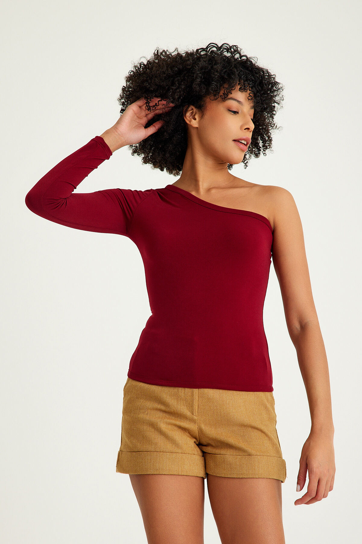 Mh Tek Omuz Bordo Body