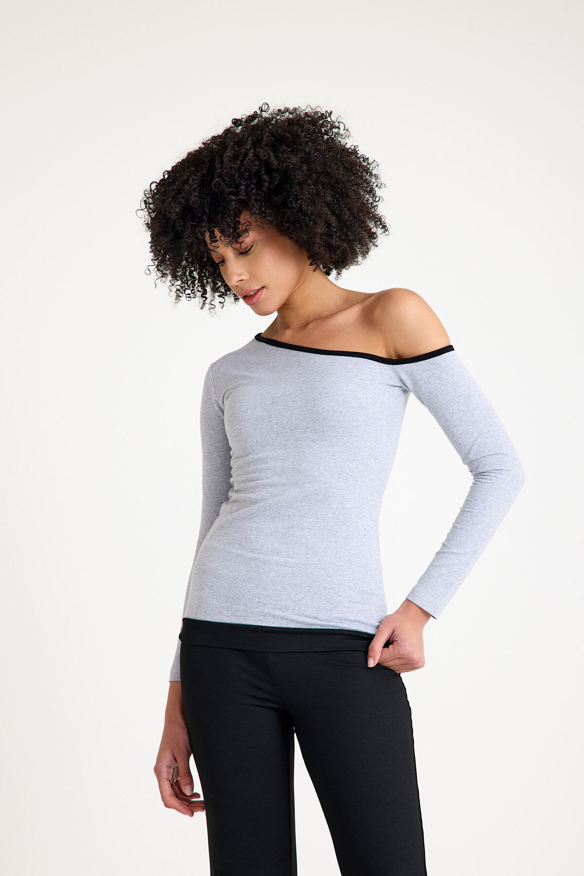 Omuz Detaylı Asimetrik 2'li Alt Üst Takım