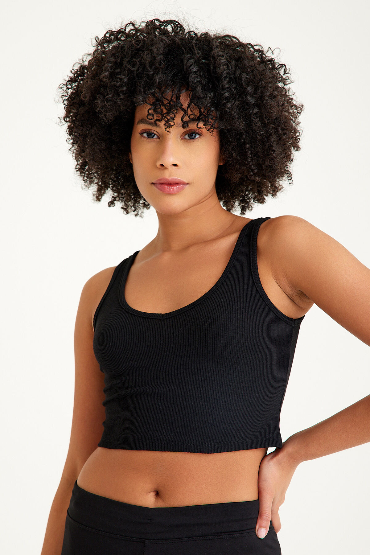 Mh Askılı Crop Top