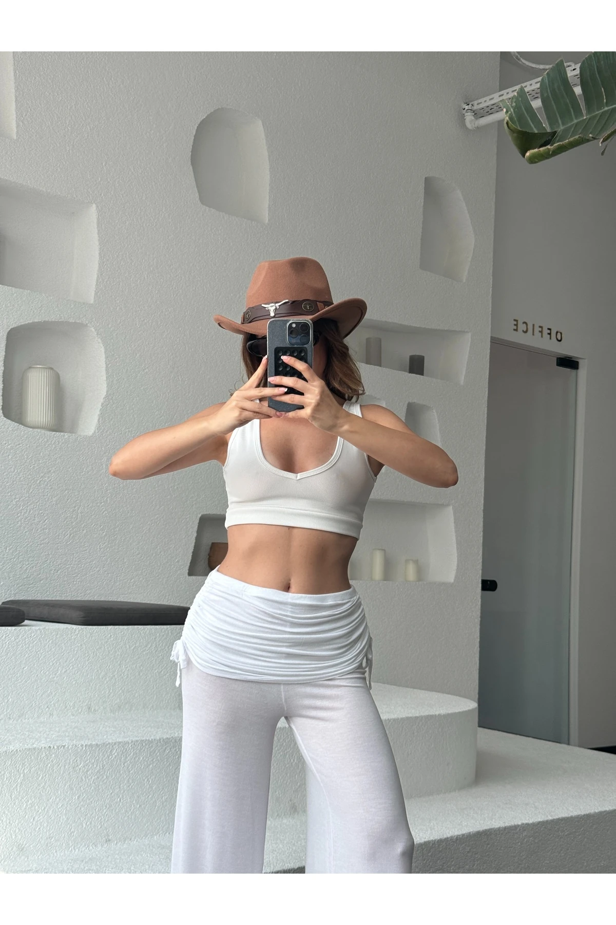 Büzgülü Etek Pantolon