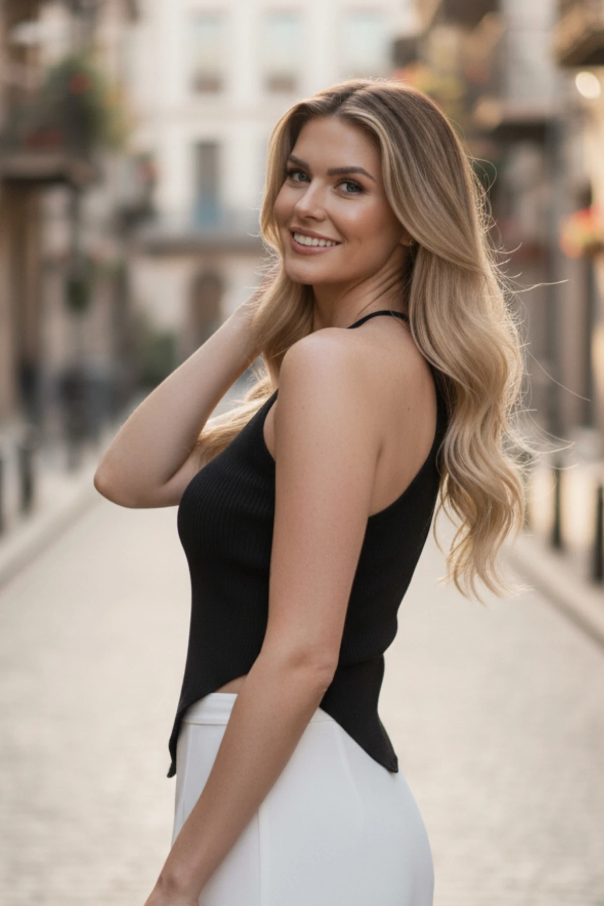 Ajur Üçgen Kesim Kadın Crop Bluz