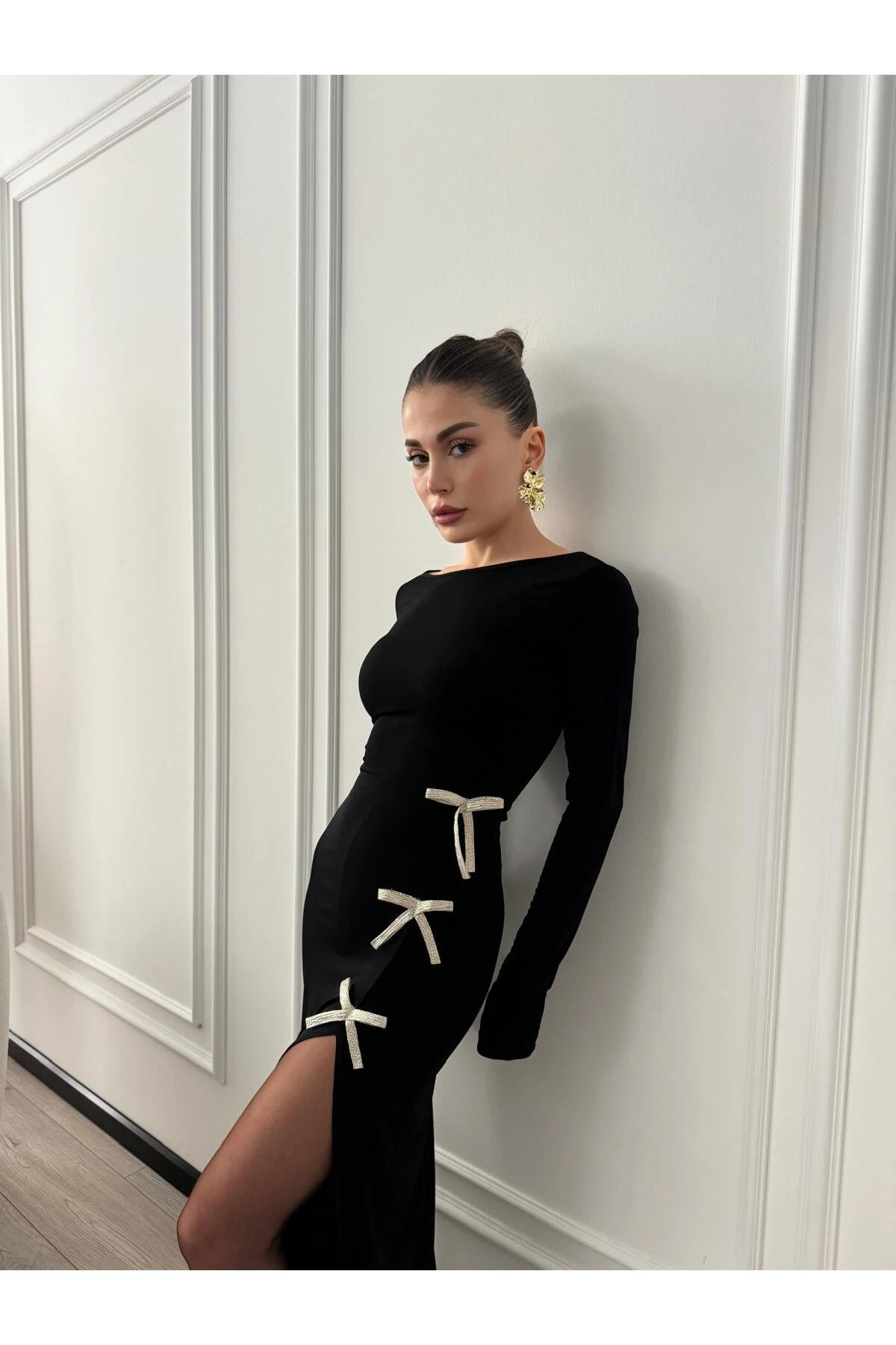 FİYONKLU MAX BOY ELBİSE